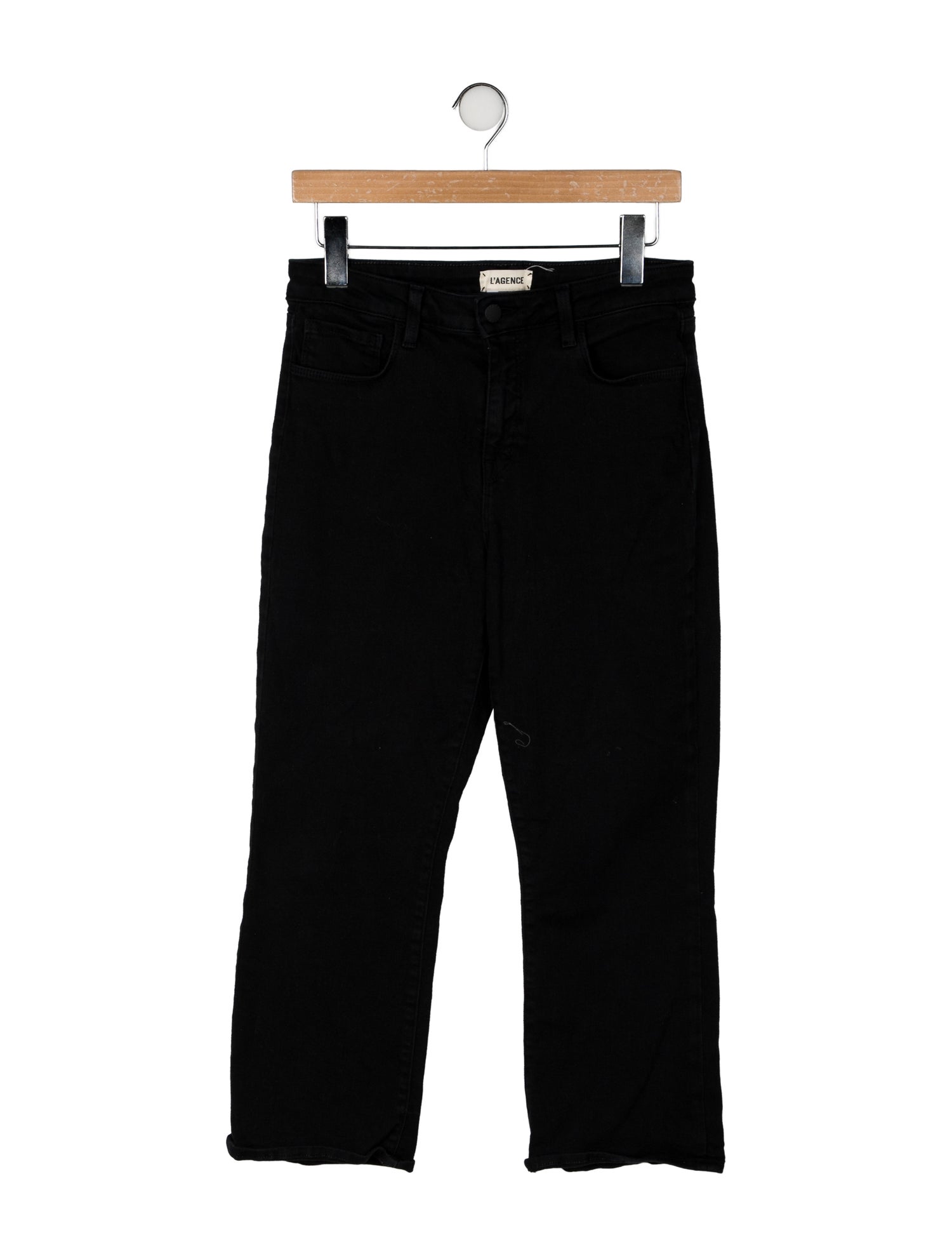L'Agence Mid-Rise Straight Leg Jeans