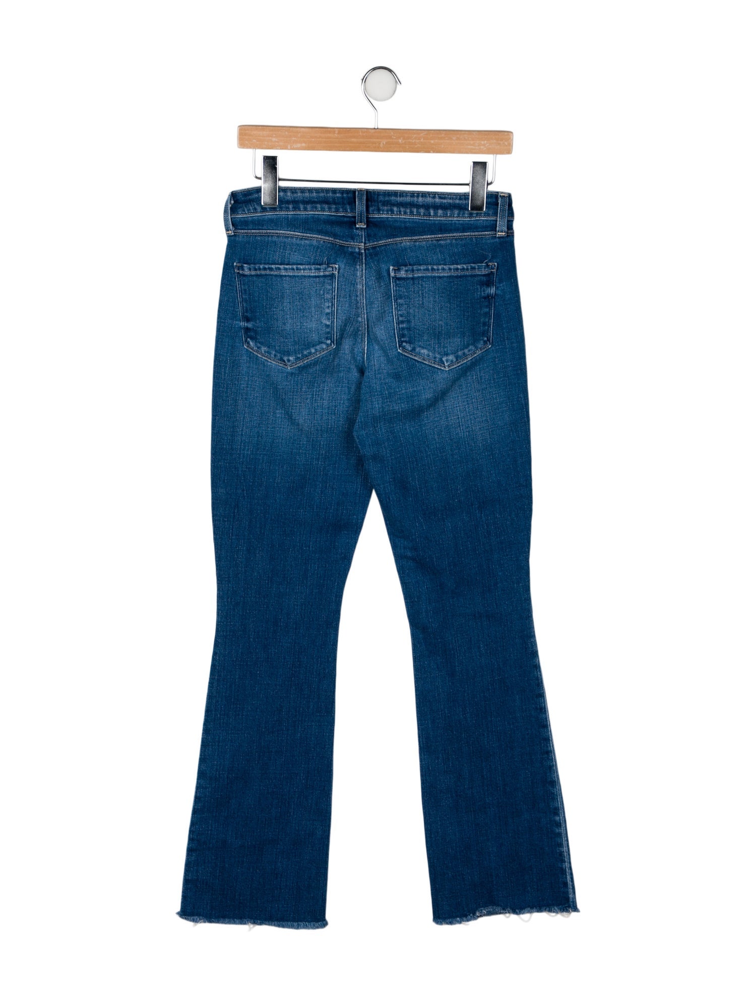 L'Agence Mid-Rise Straight Leg Jeans