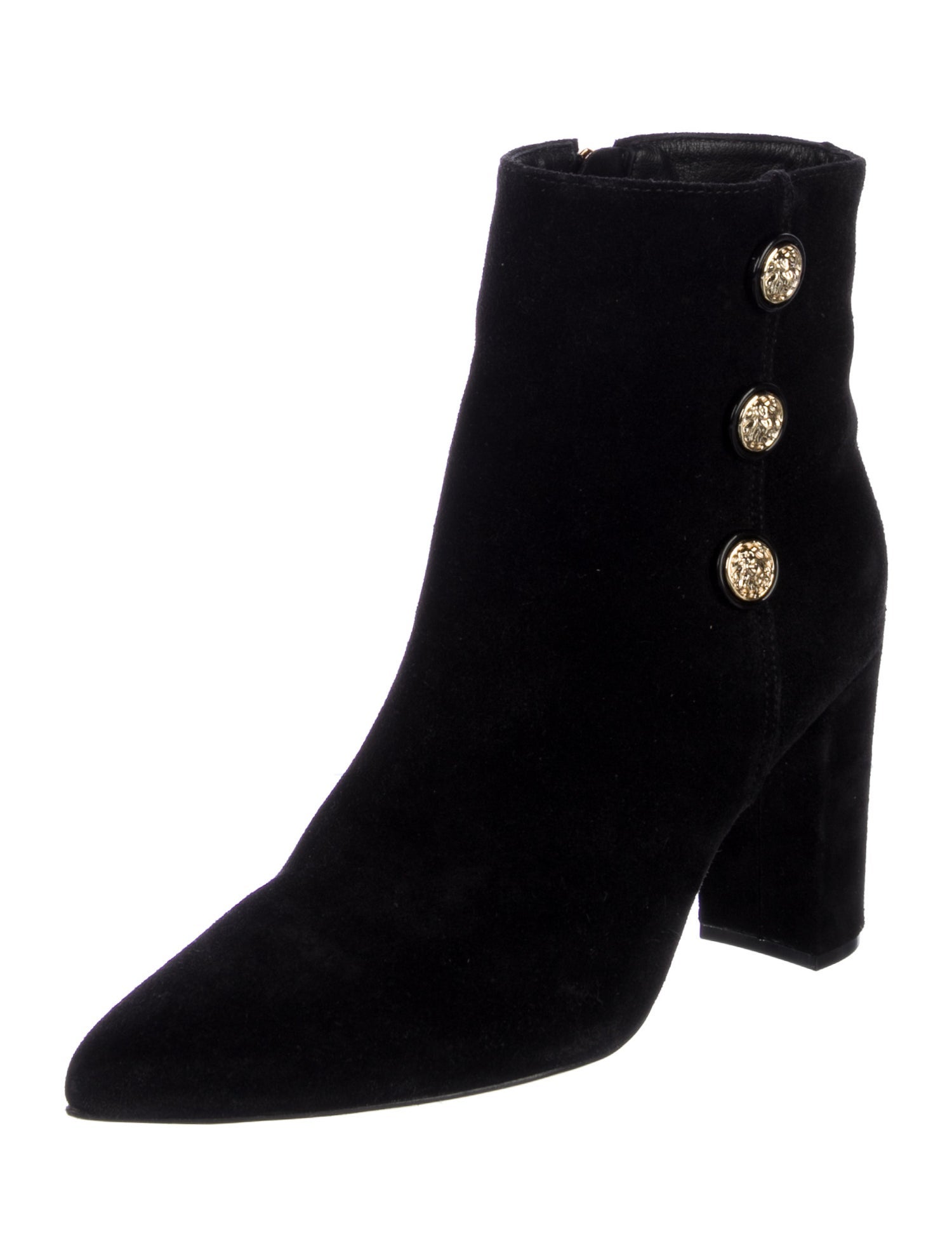 L'Agence Suede Printed Boots