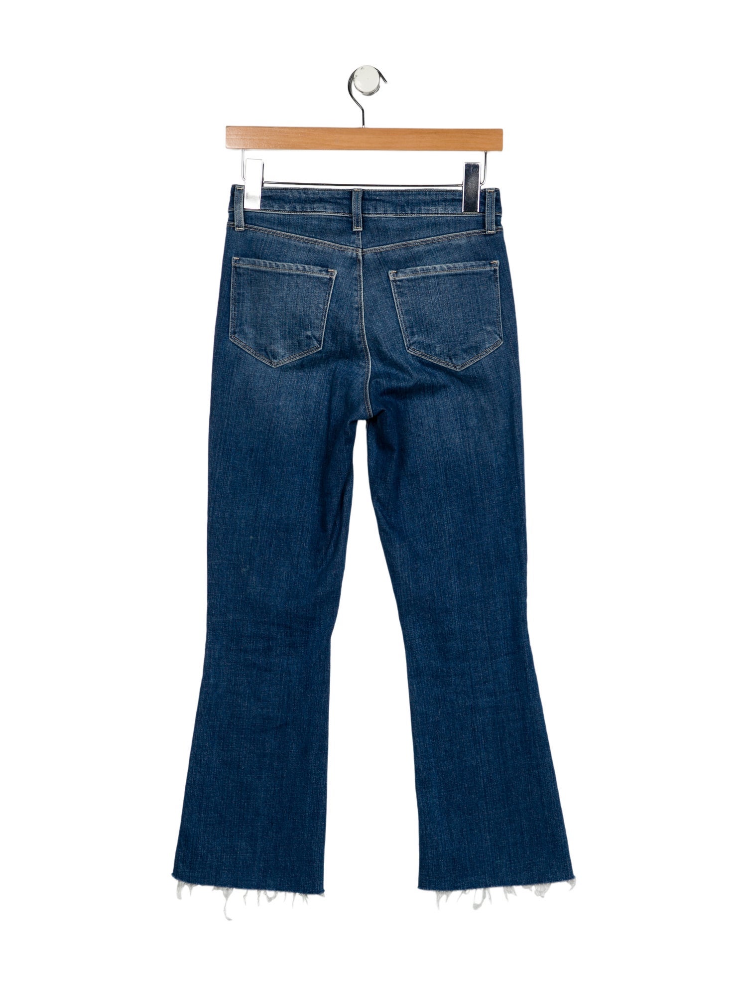 L'Agence Mid-Rise Straight Leg Jeans