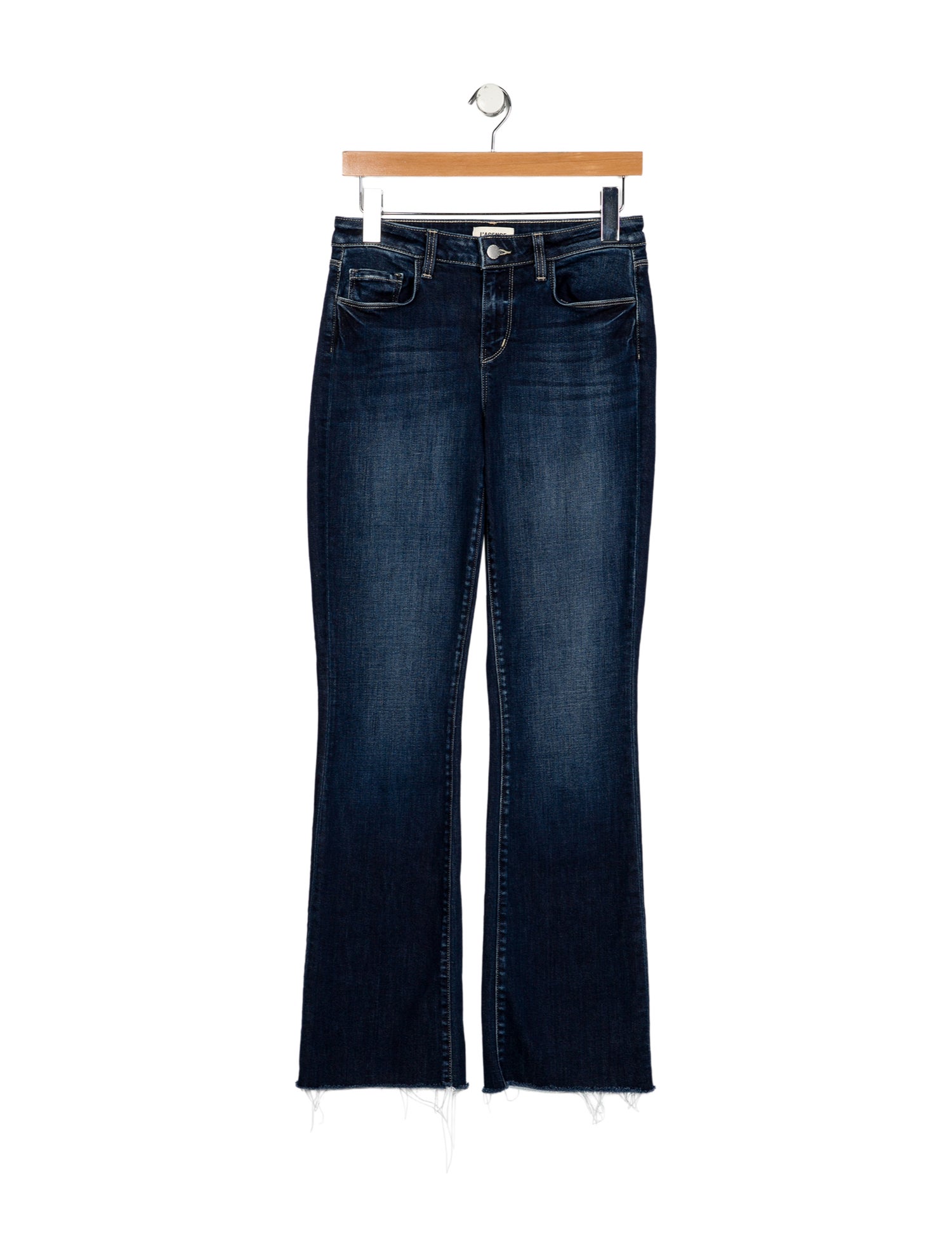 L'Agence Mid-Rise Wide Leg Jeans