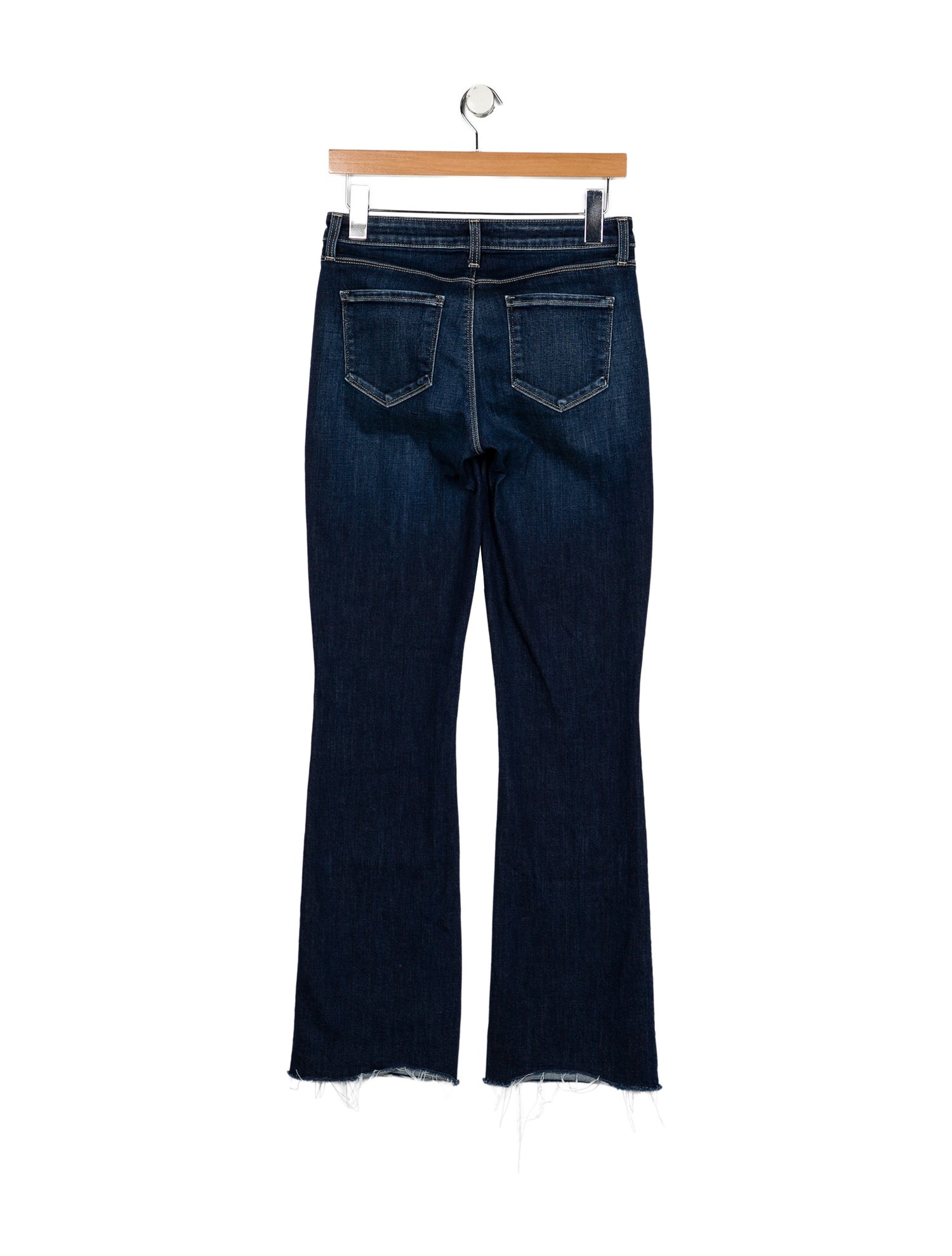 L'Agence Mid-Rise Wide Leg Jeans