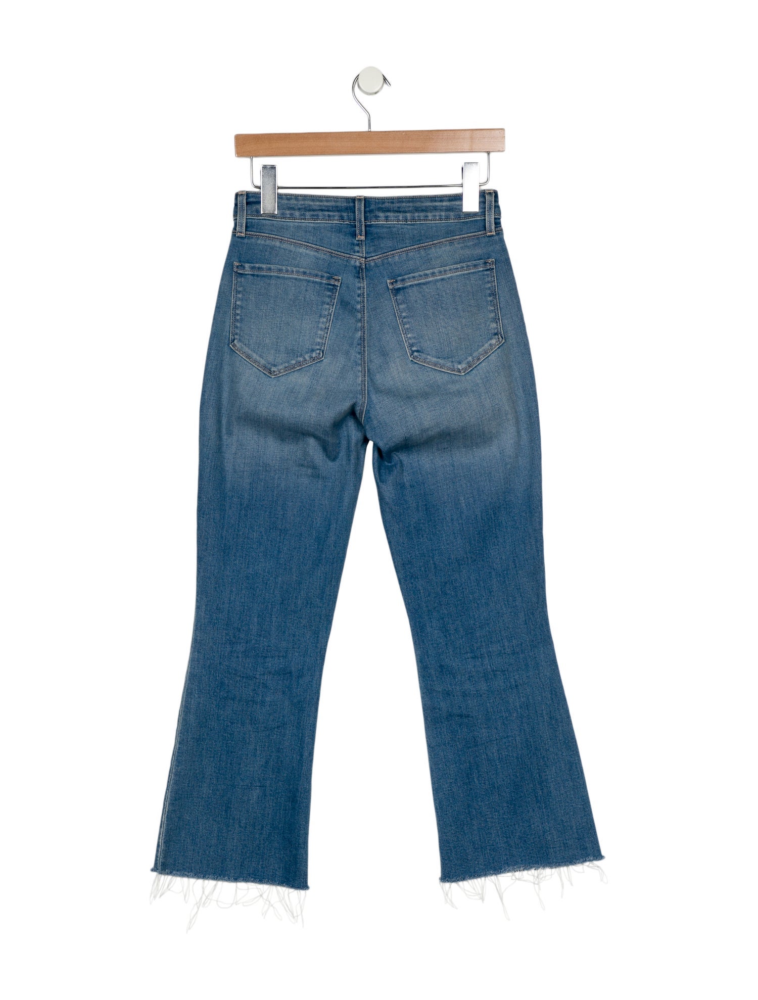 L'Agence Mid-Rise Wide Leg Jeans