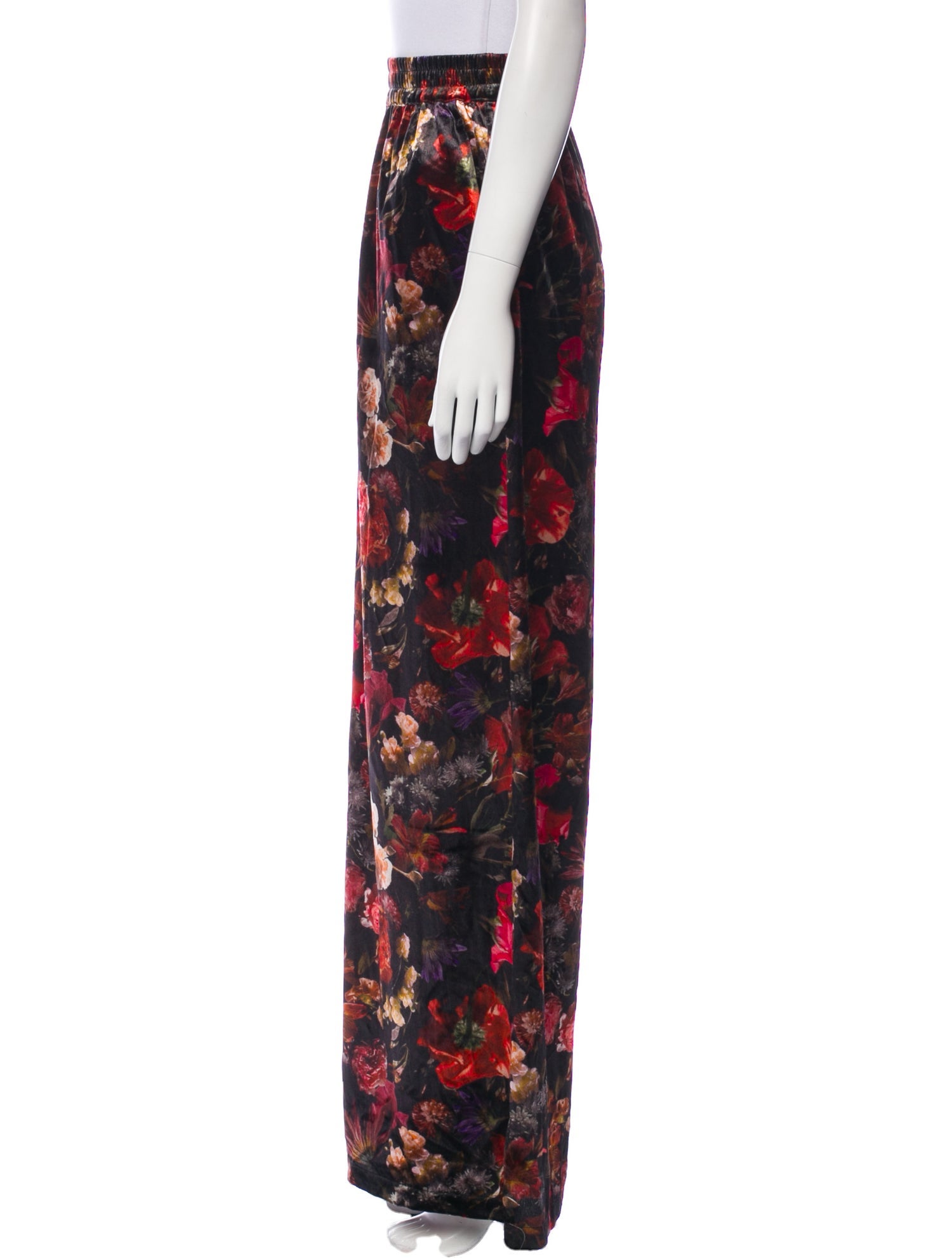 L'Agence Velour Wide Leg Pants w/ Tags