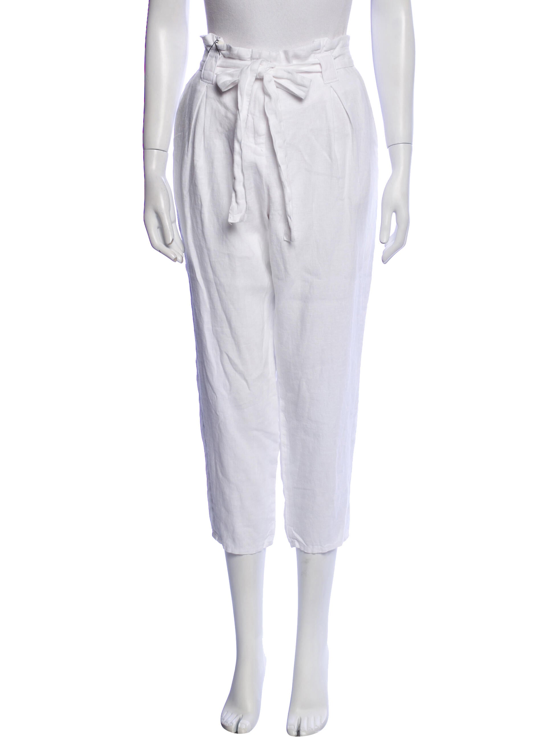 L'Agence Linen Straight Leg Pants w/ Tags