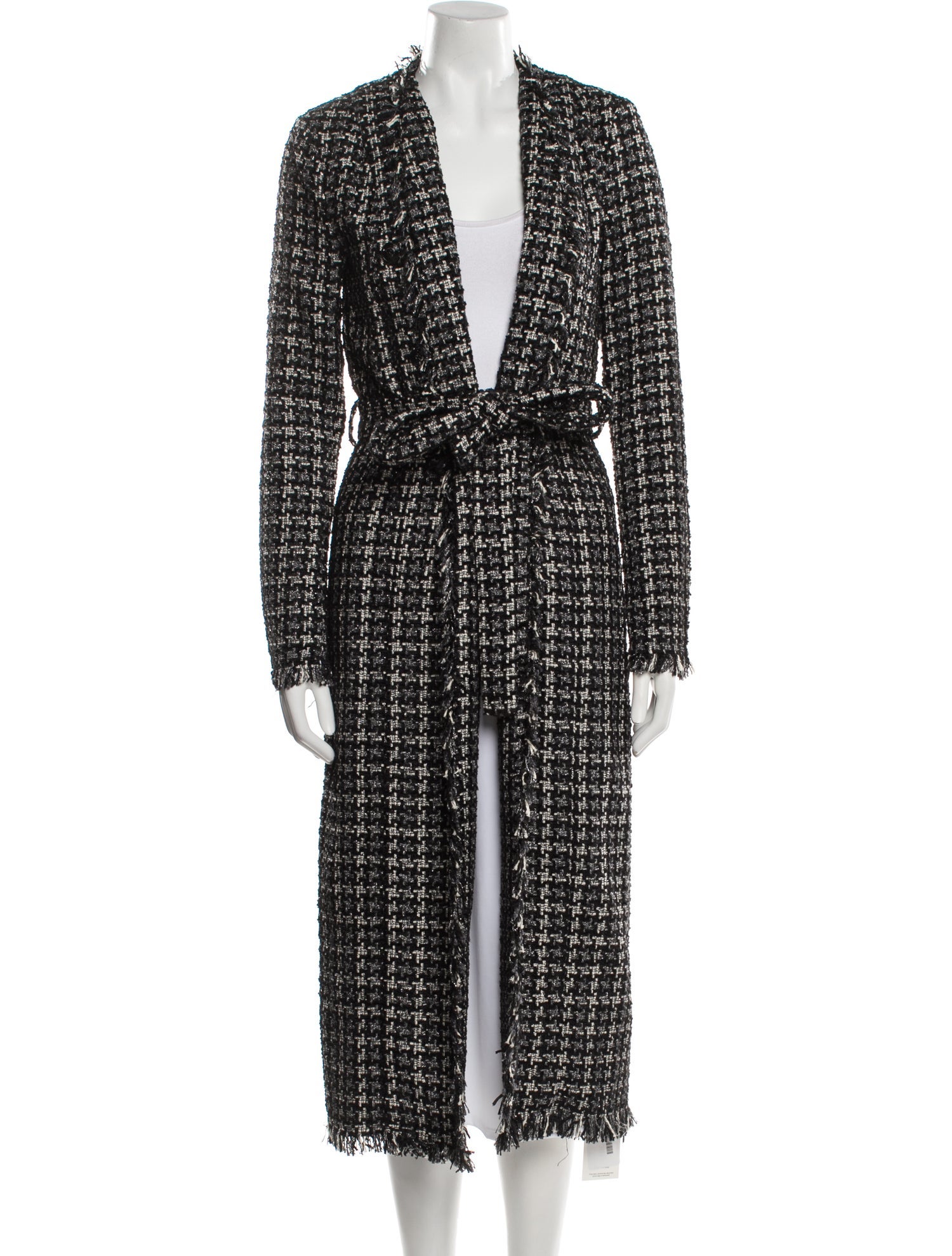L'Agence Tweed Pattern Coat