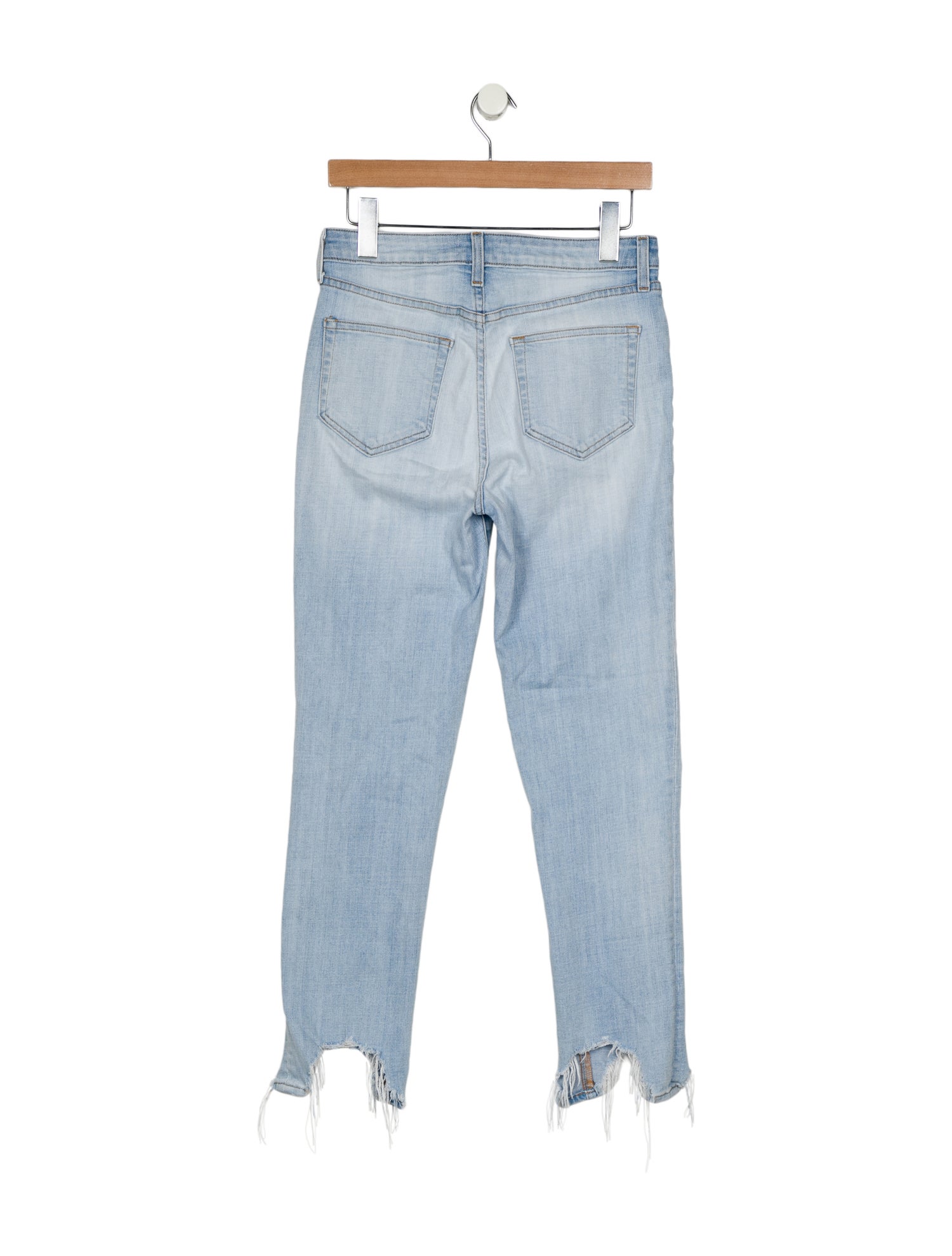 L'Agence Mid-Rise Straight Leg Jeans