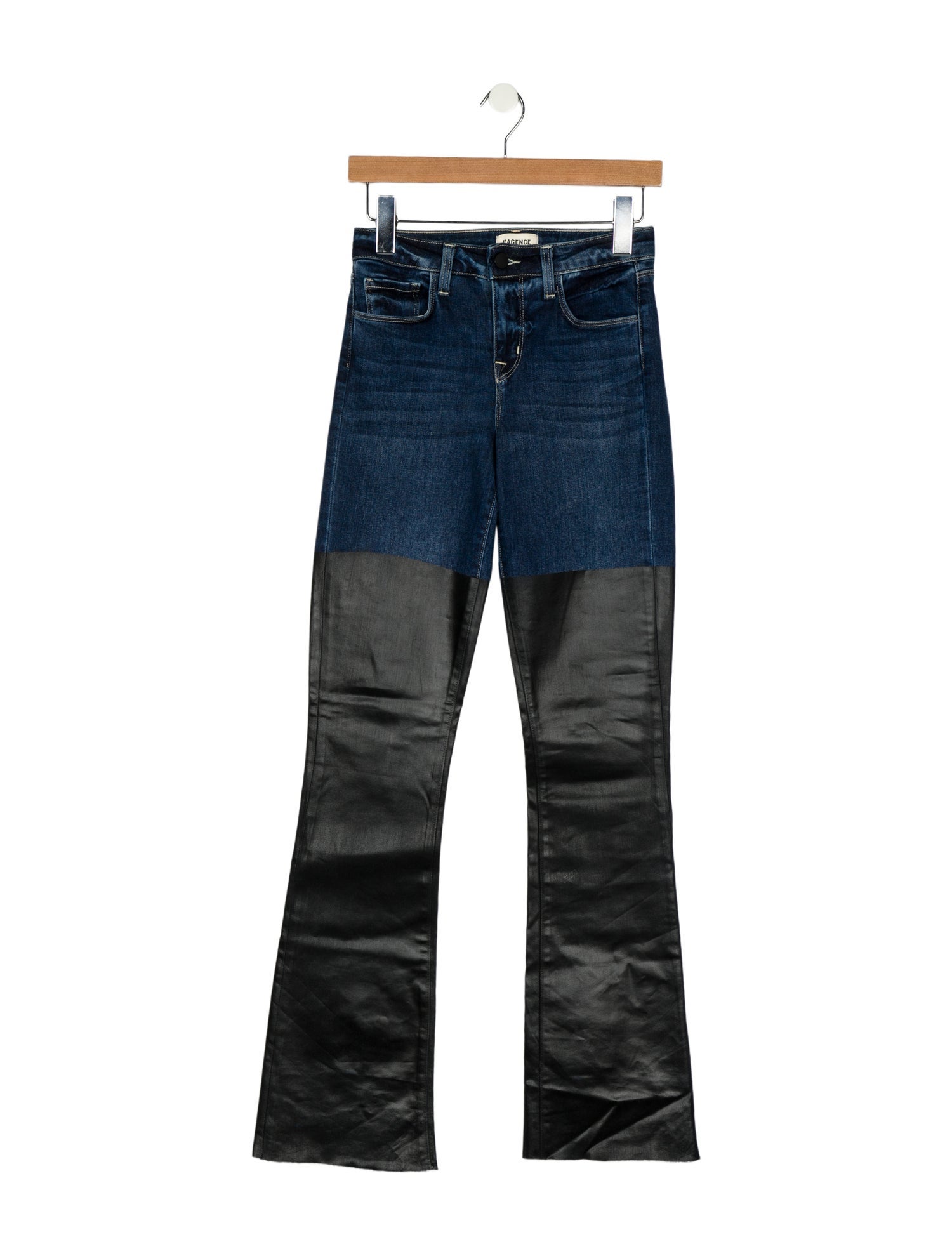 L'Agence Mid-Rise Straight Leg Jeans