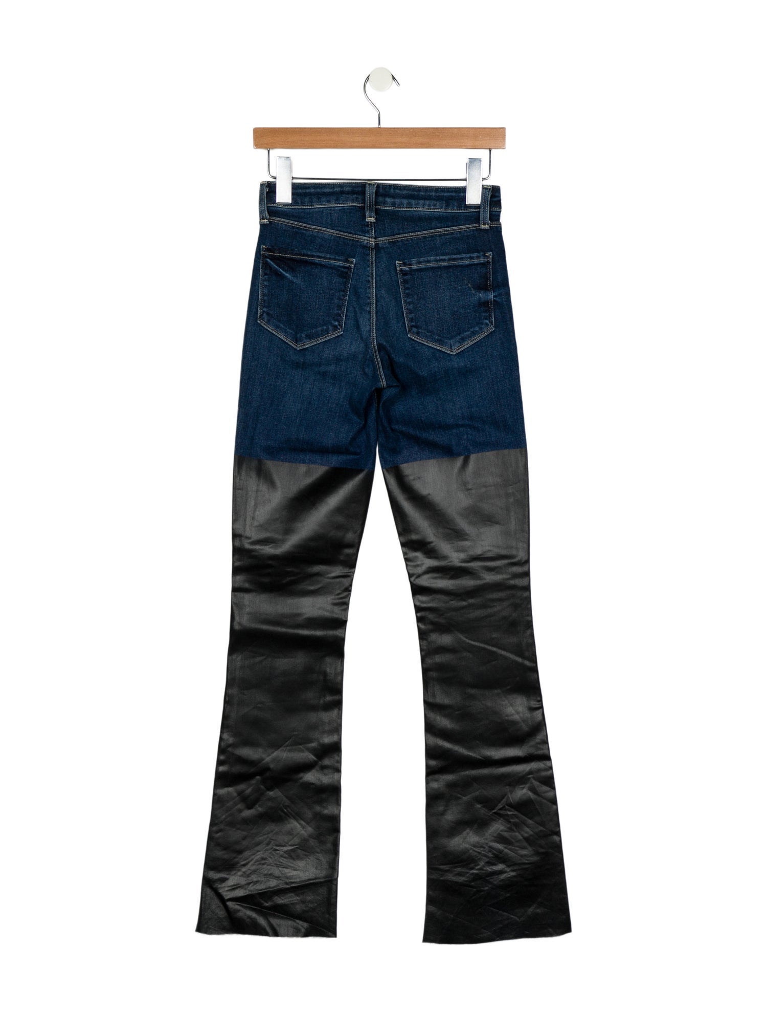 L'Agence Mid-Rise Straight Leg Jeans
