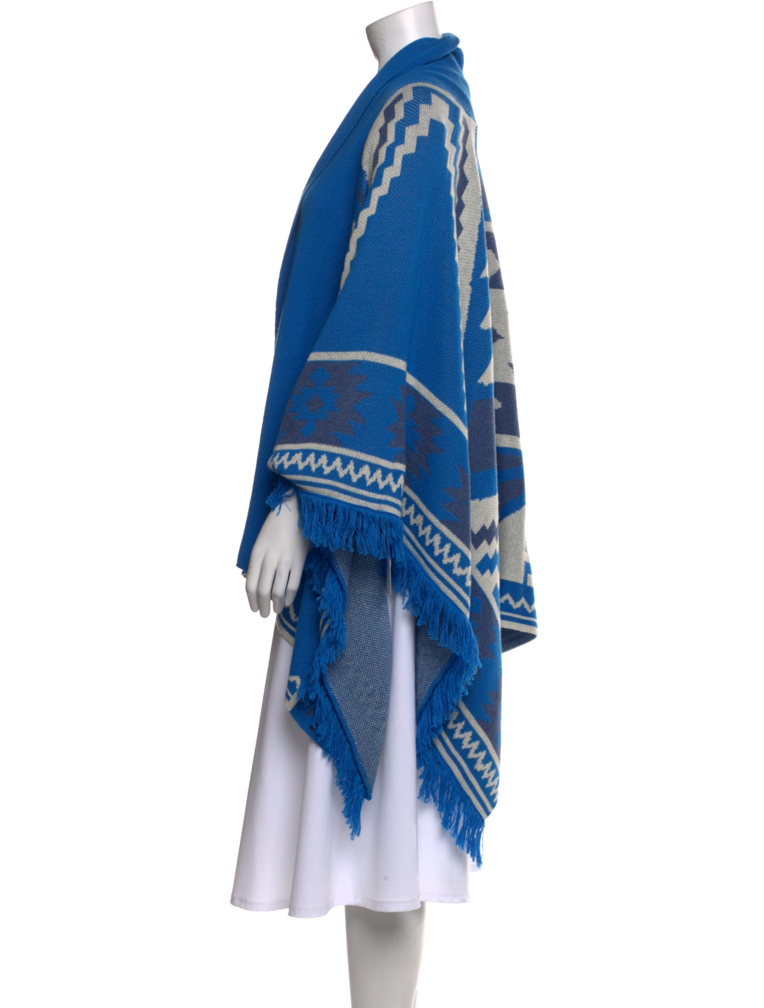 L'Agence Printed Open Front Sweater