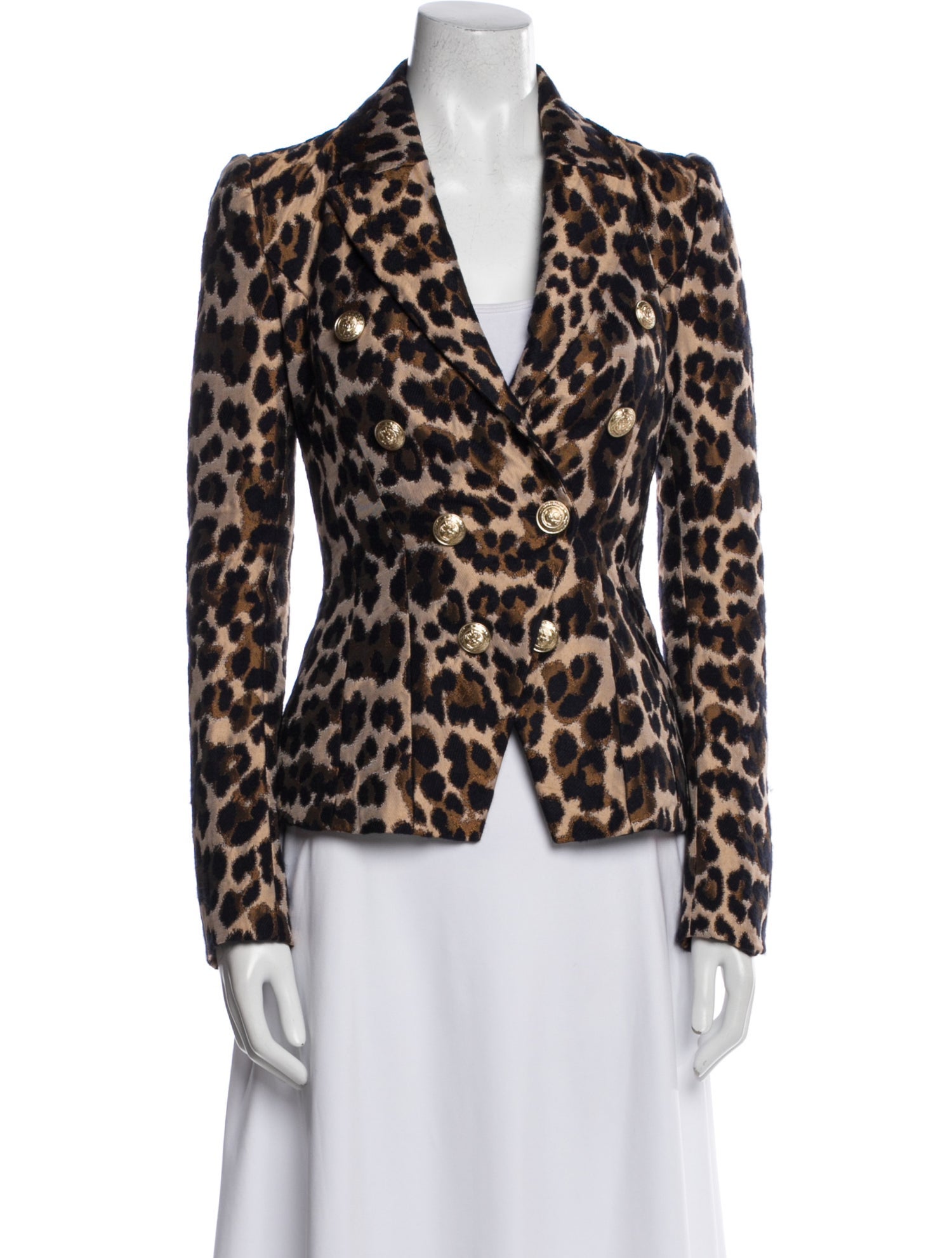 L'Agence Animal Print Blazer