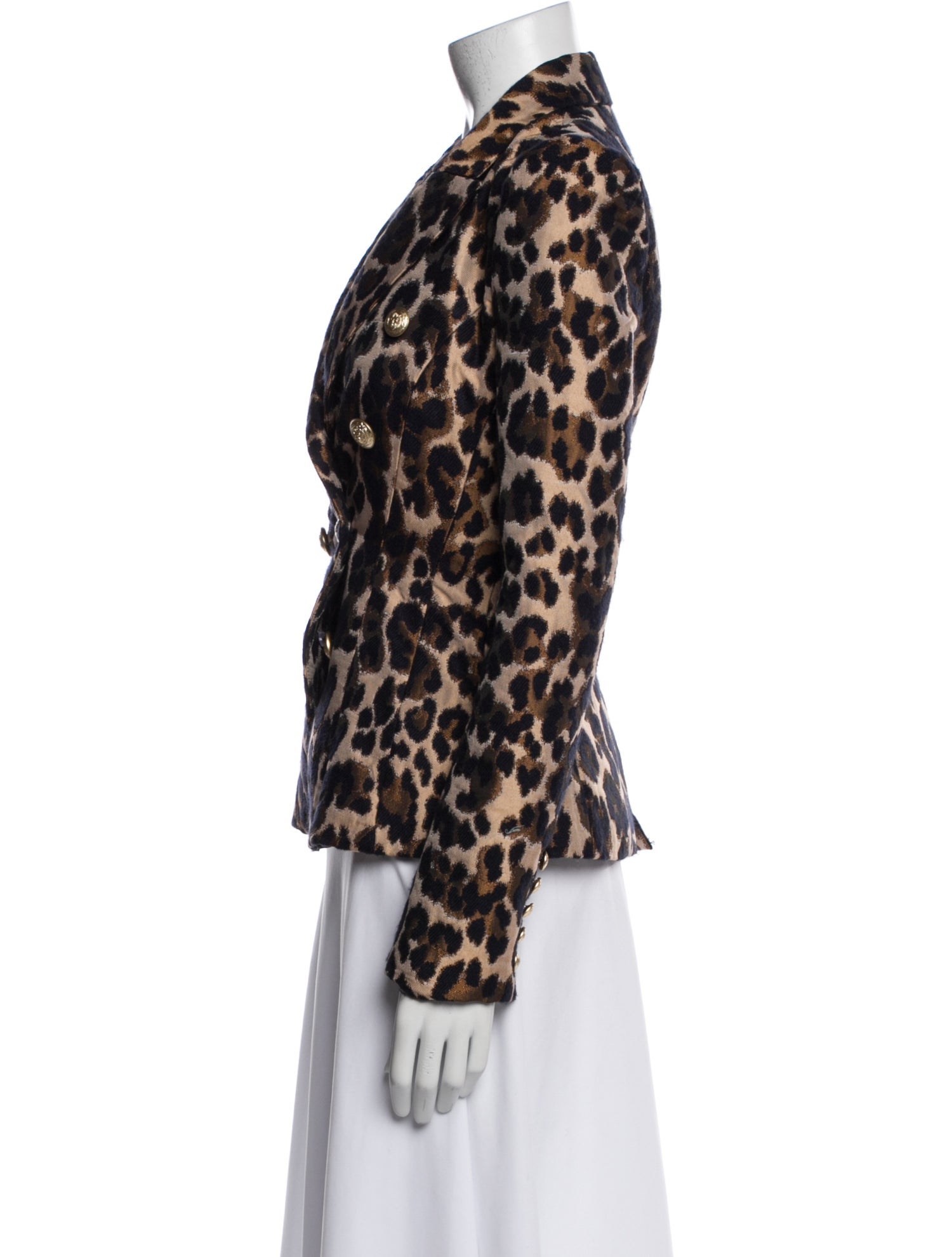 L'Agence Animal Print Blazer