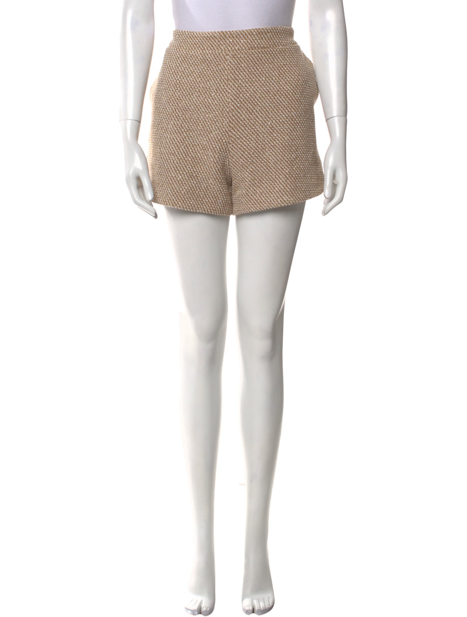 L'Agence Printed Mini Shorts