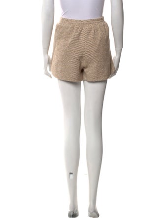 L'Agence Printed Mini Shorts