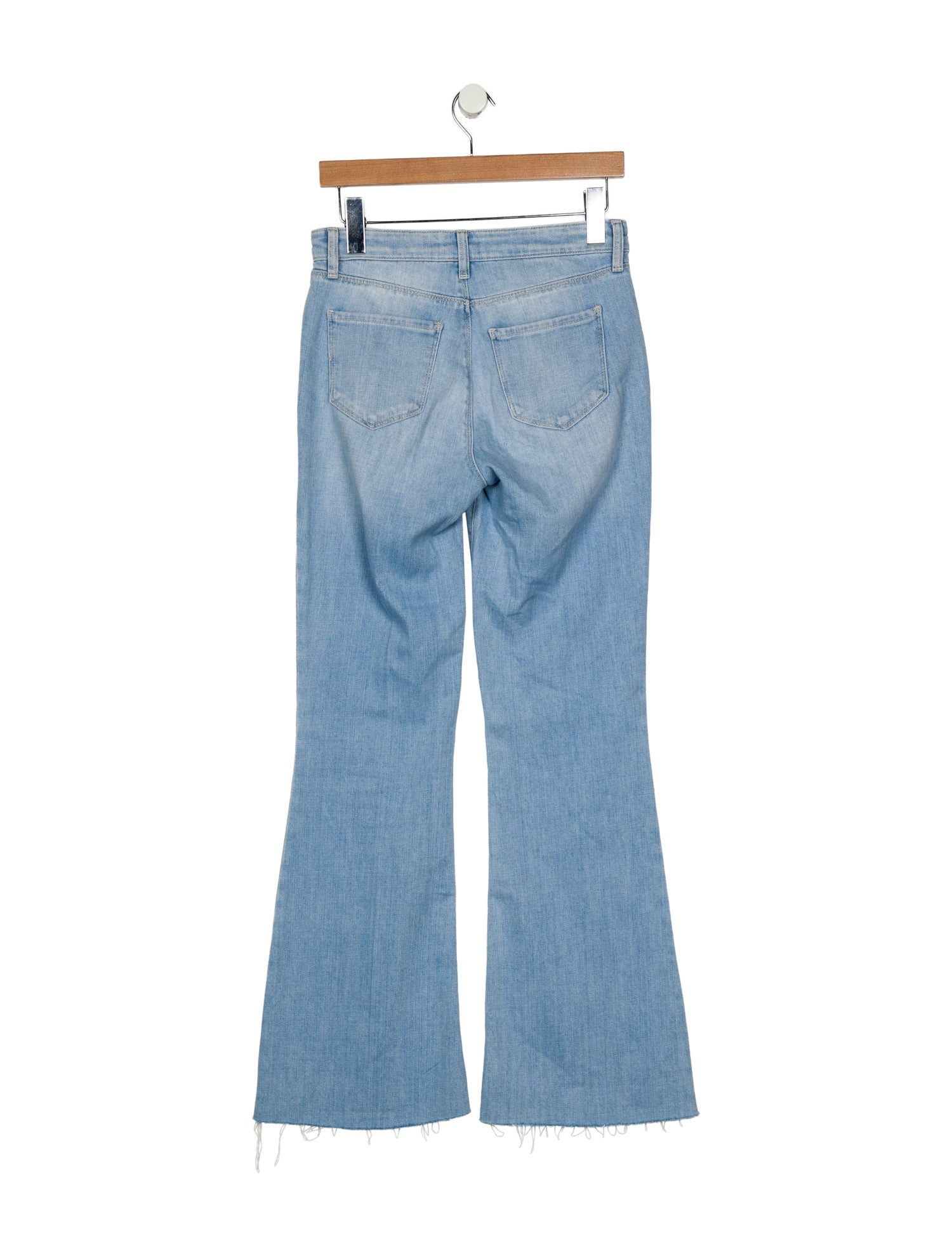 L'Agence Mid-Rise Wide Leg Jeans