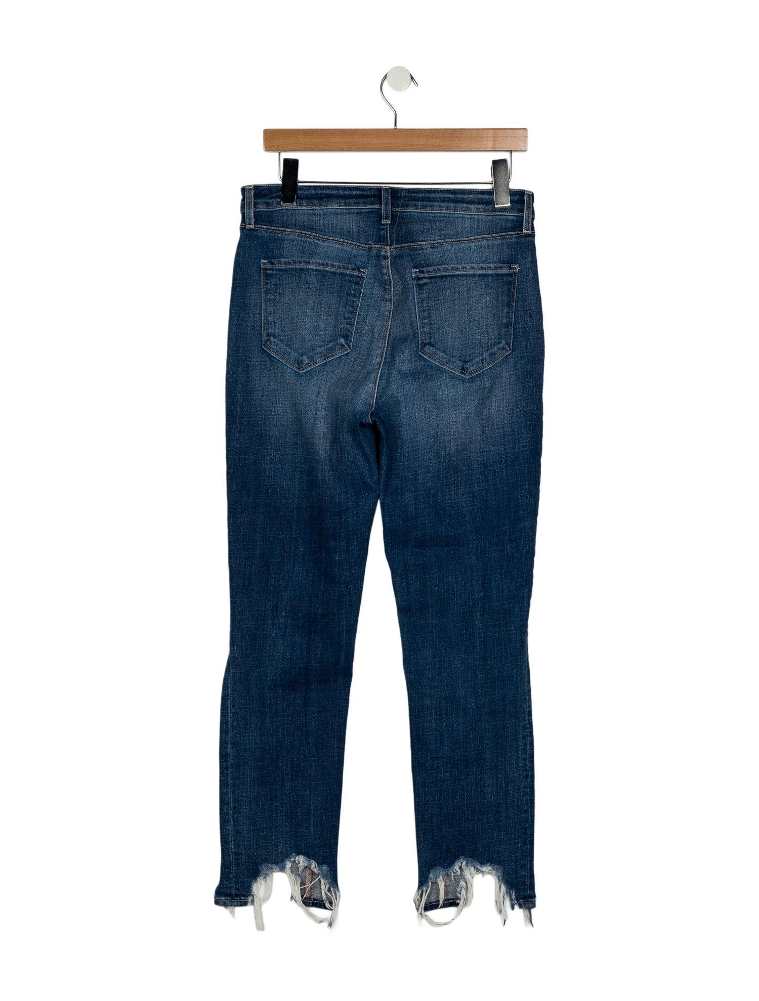 L'Agence High-Rise Straight Leg Jeans