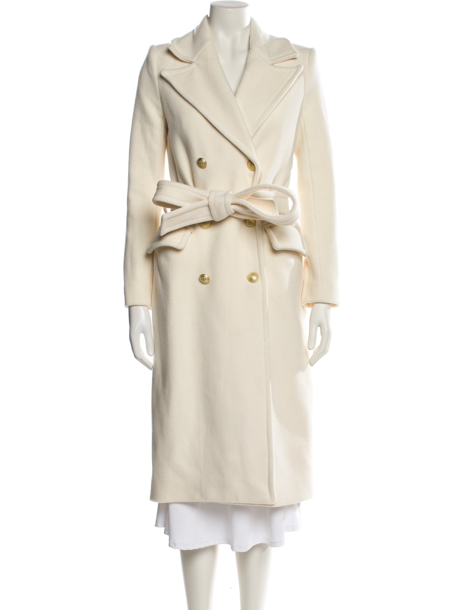 L'Agence Wool Trench Coat