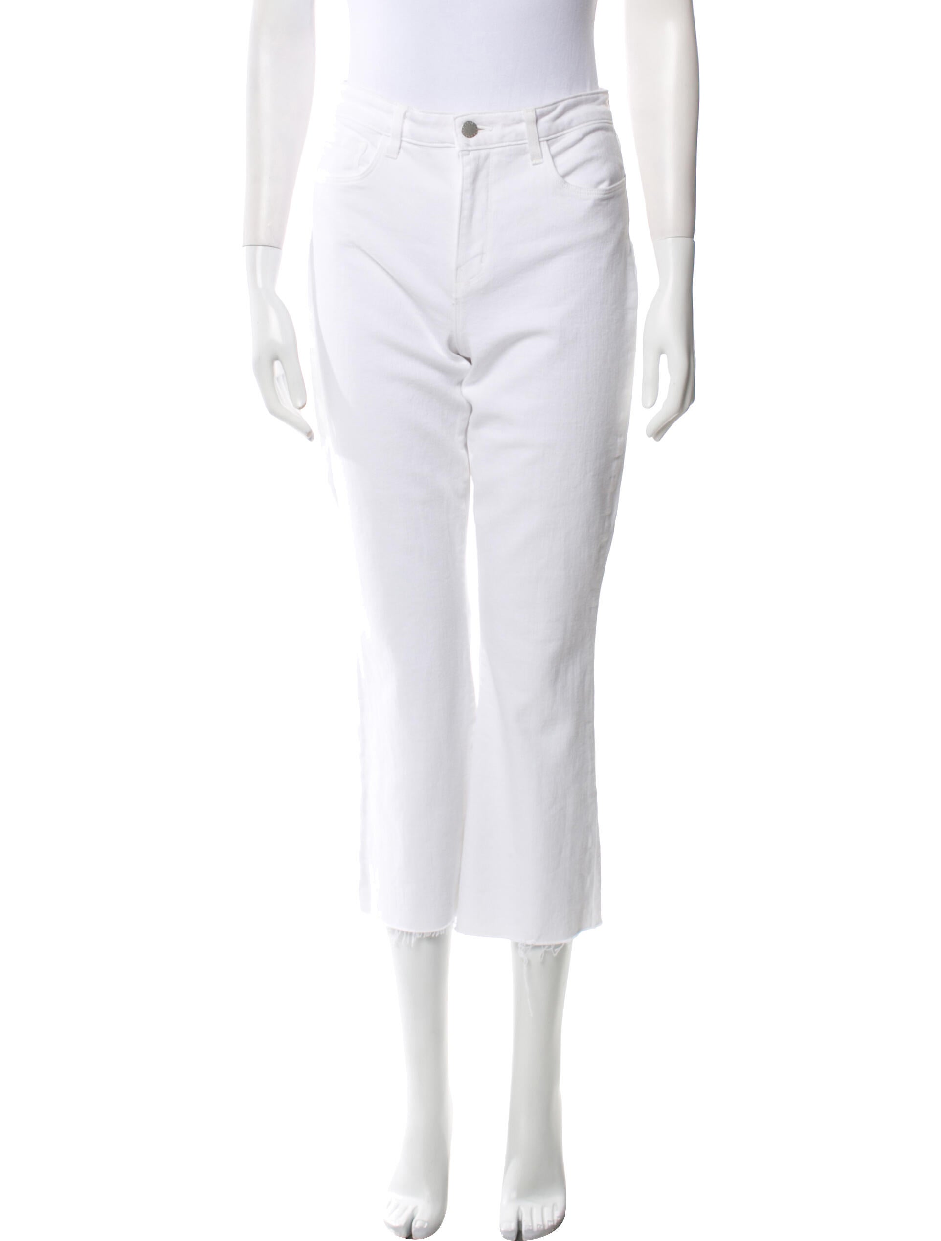 L'Agence Mid-Rise Straight Leg Jeans