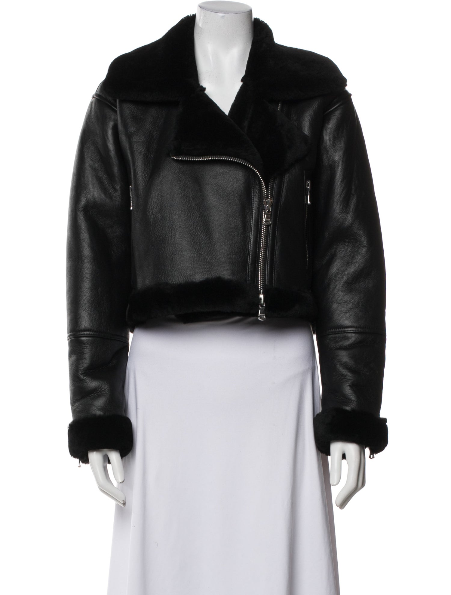 L'Agence Shearling Fur Jacket w/ Tags