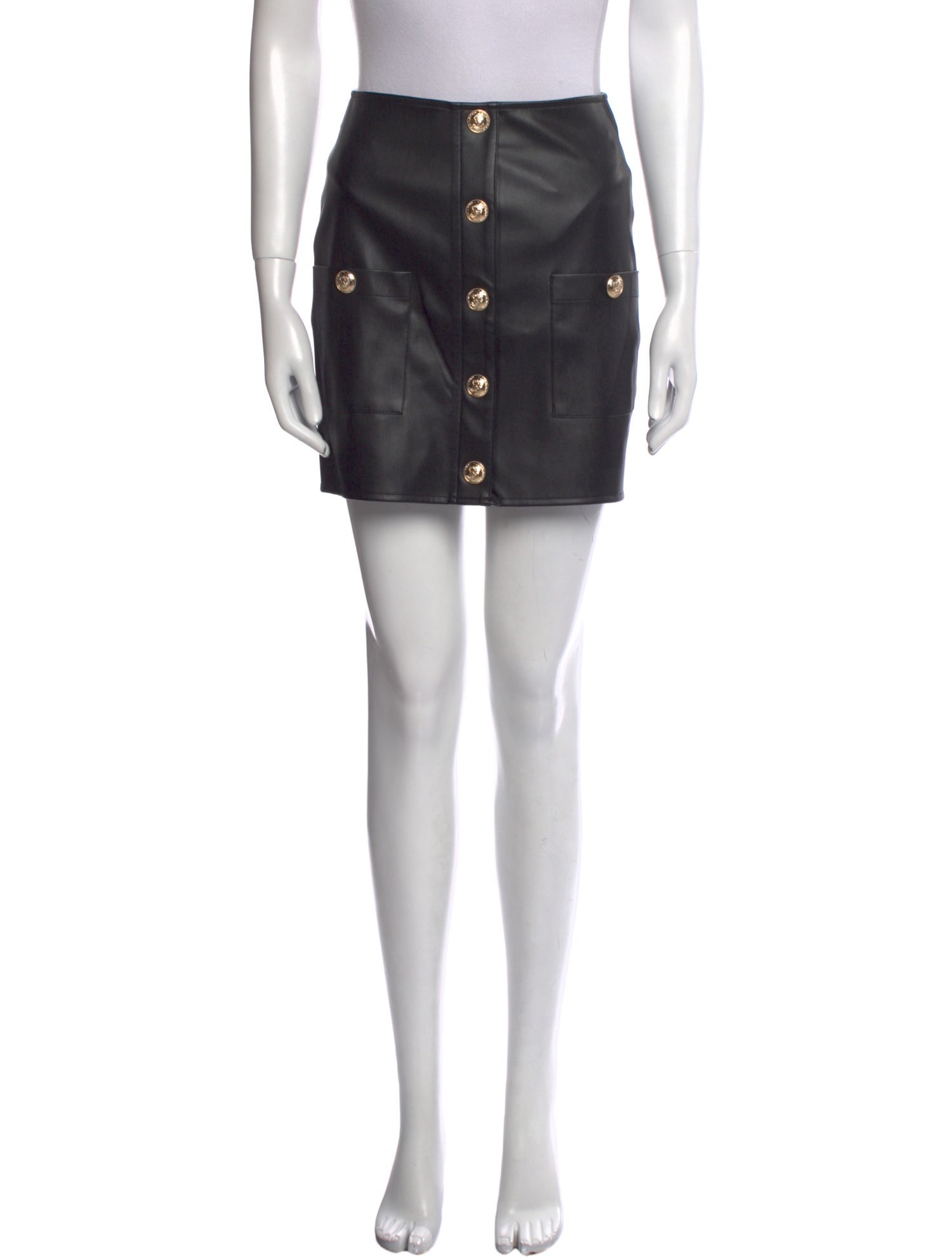 L'Agence Pleated Accents Mini Skirt w/ Tags