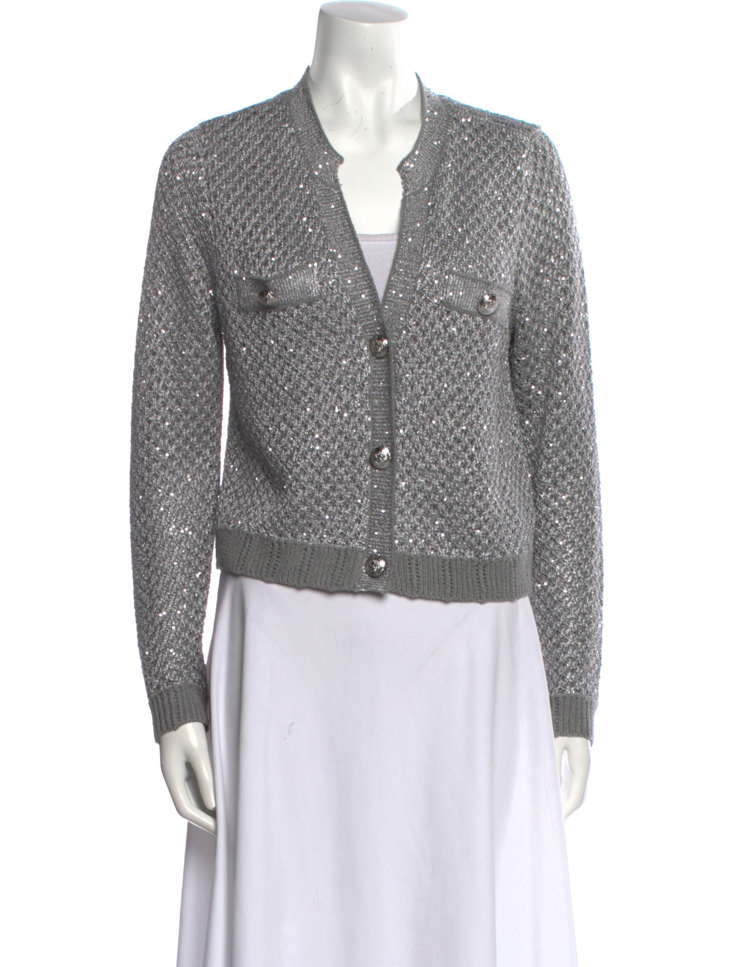 L'Agence V-Neck Sweater