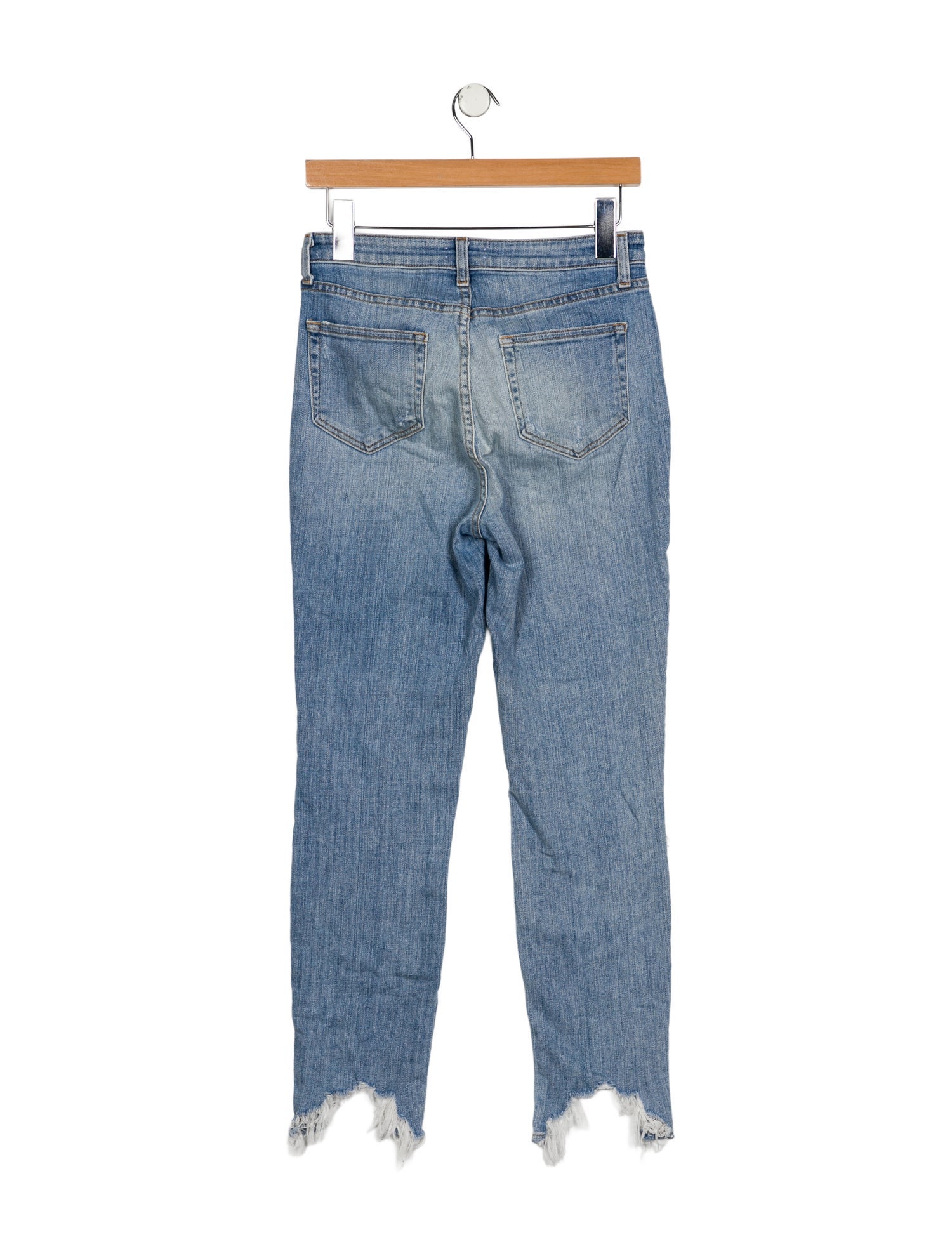 L'Agence Mid-Rise Straight Leg Jeans