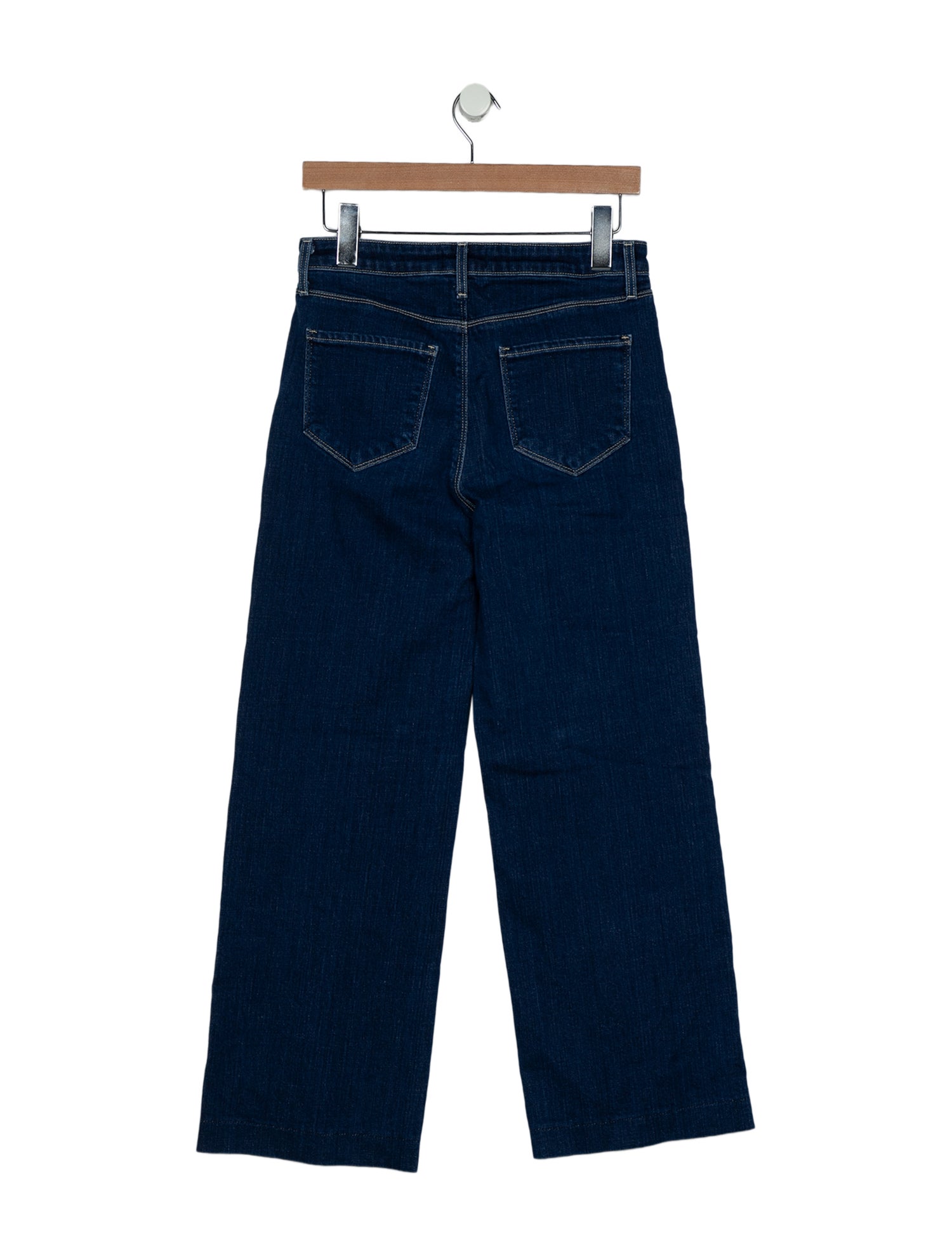 L'Agence Mid-Rise Wide Leg Jeans