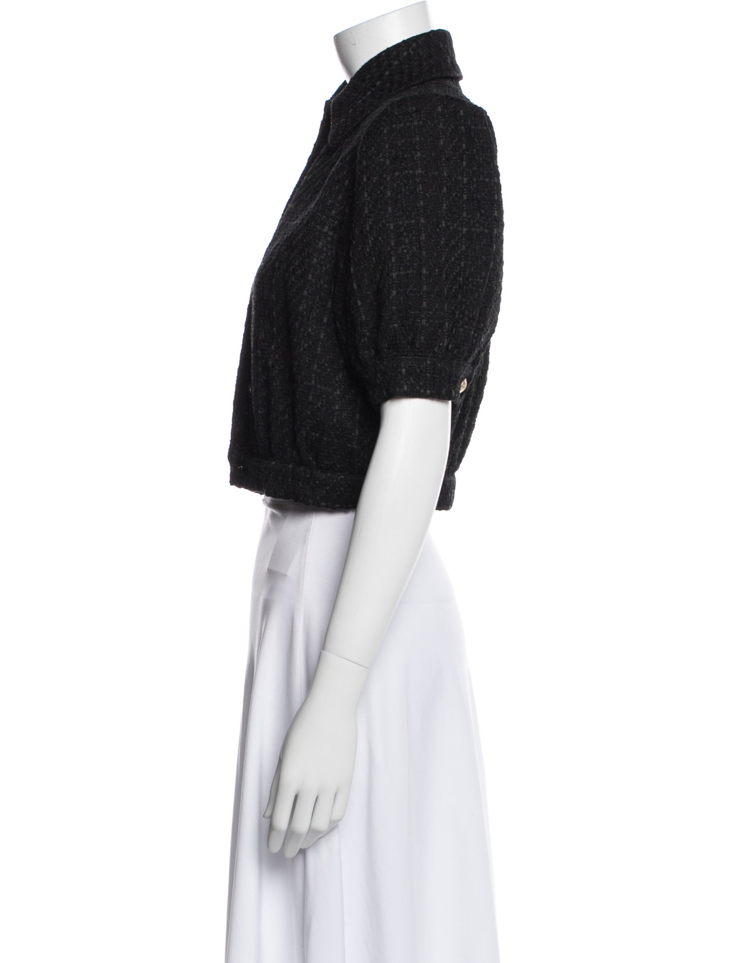 L'Agence Tweed Pattern Bolero w/ Tags