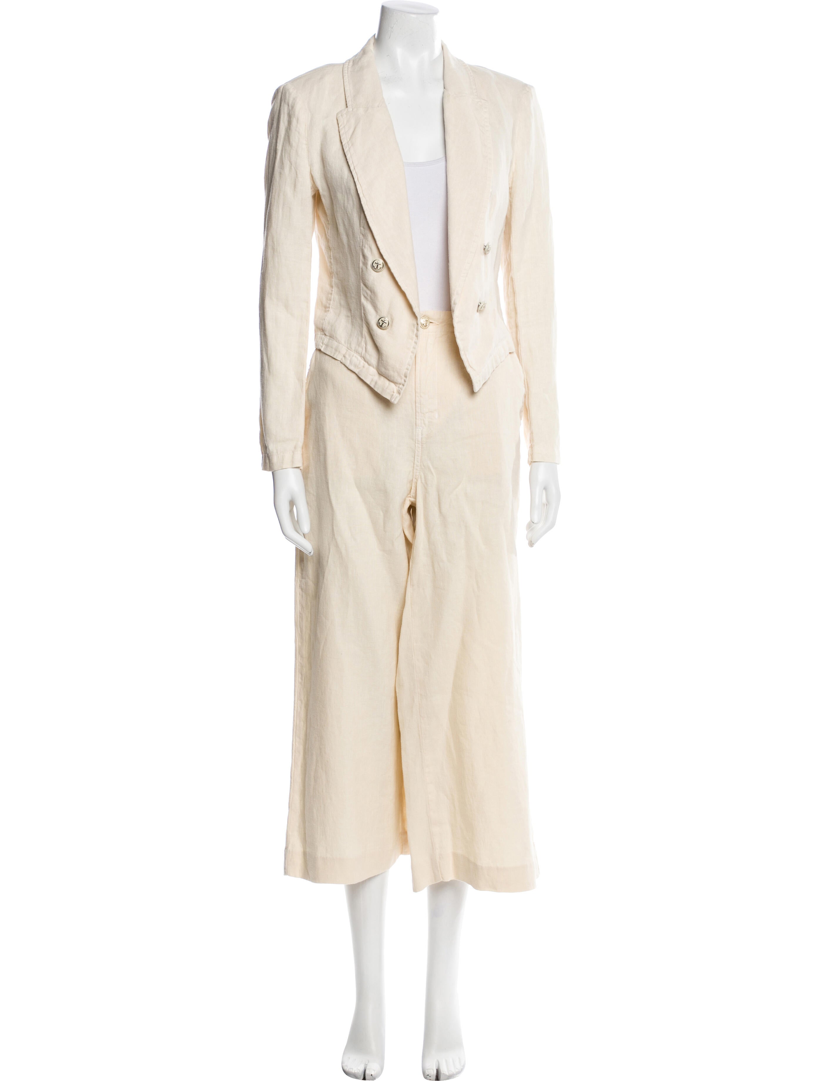 L'Agence Linen Pant Set