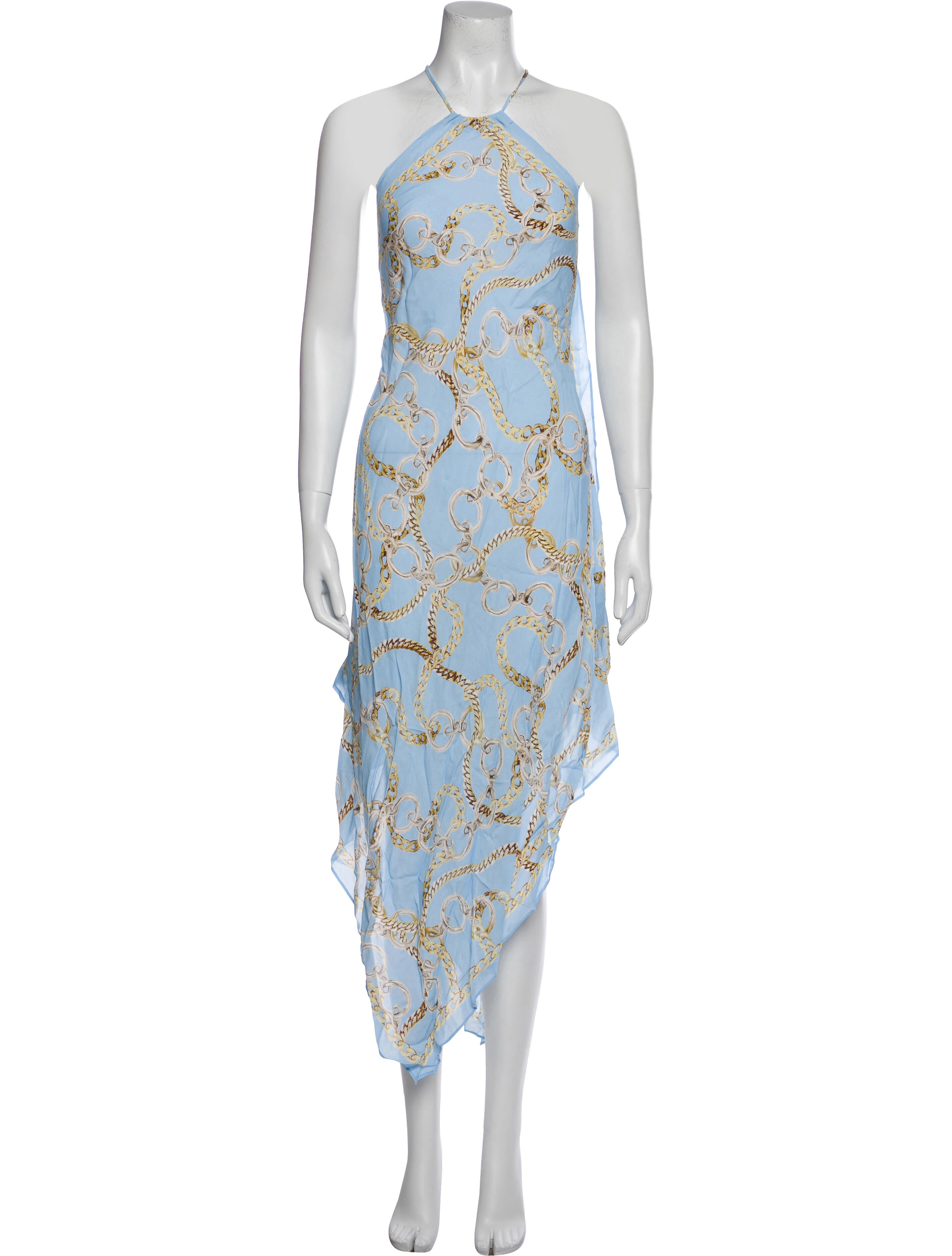 L'Agence Printed Knee-Length Dress