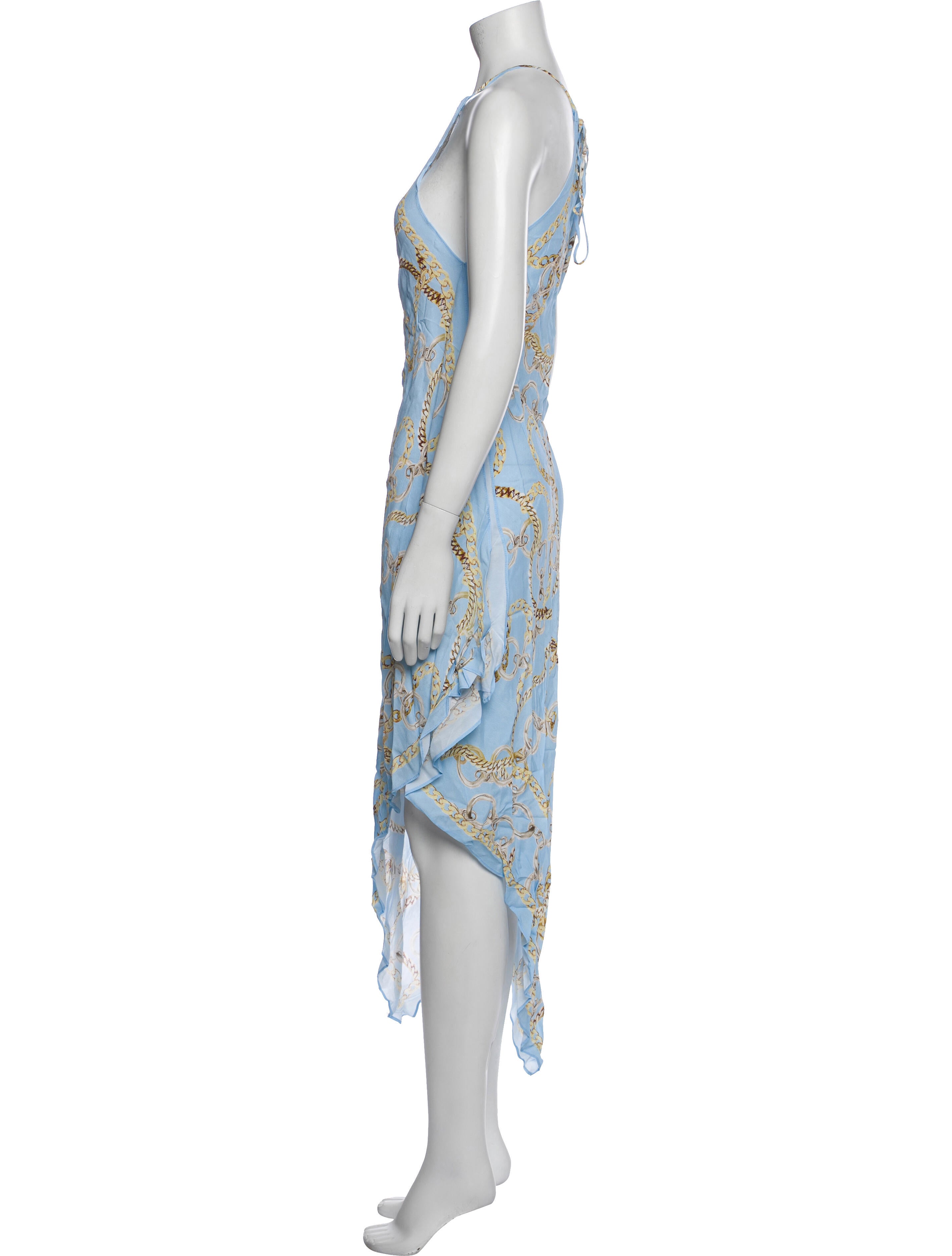 L'Agence Printed Knee-Length Dress