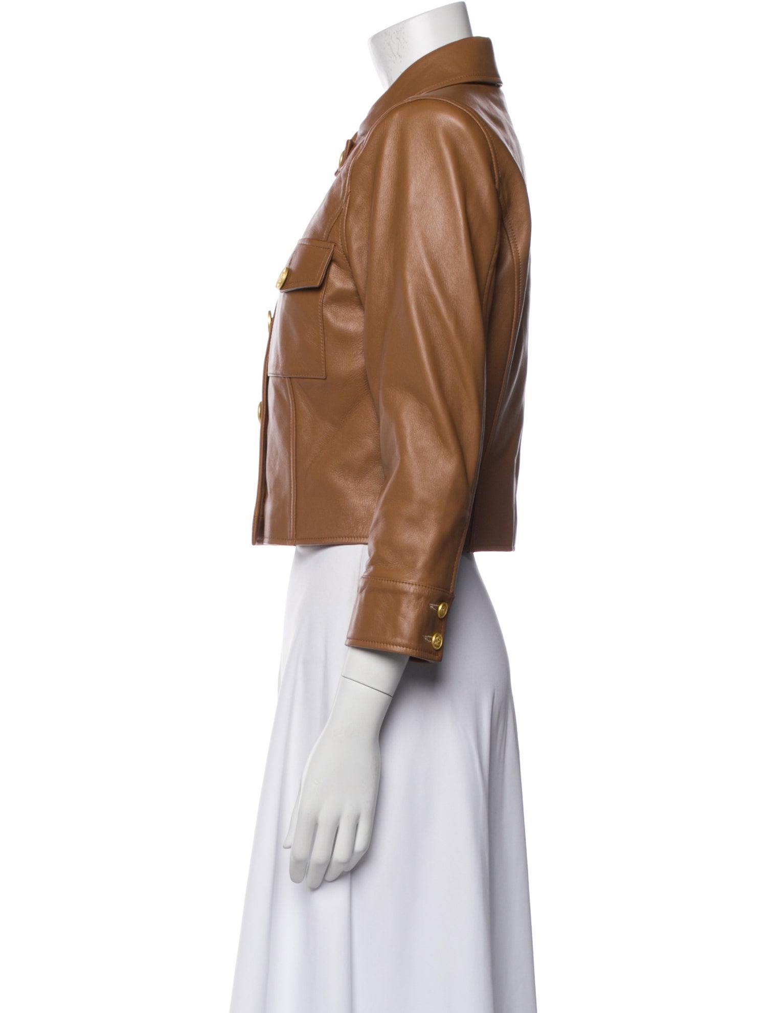 L'Agence Lamb Leather Jacket w/ Tags