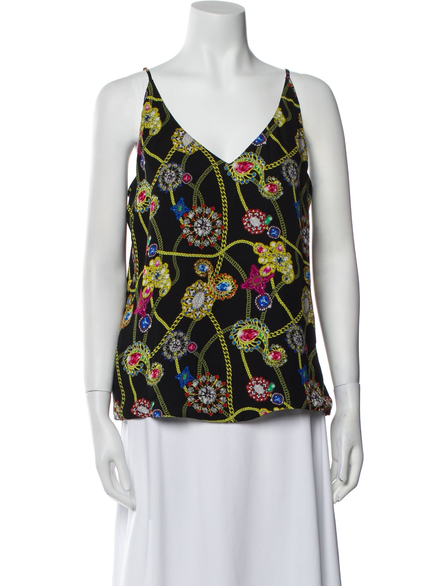 L'Agence Silk Printed Blouse