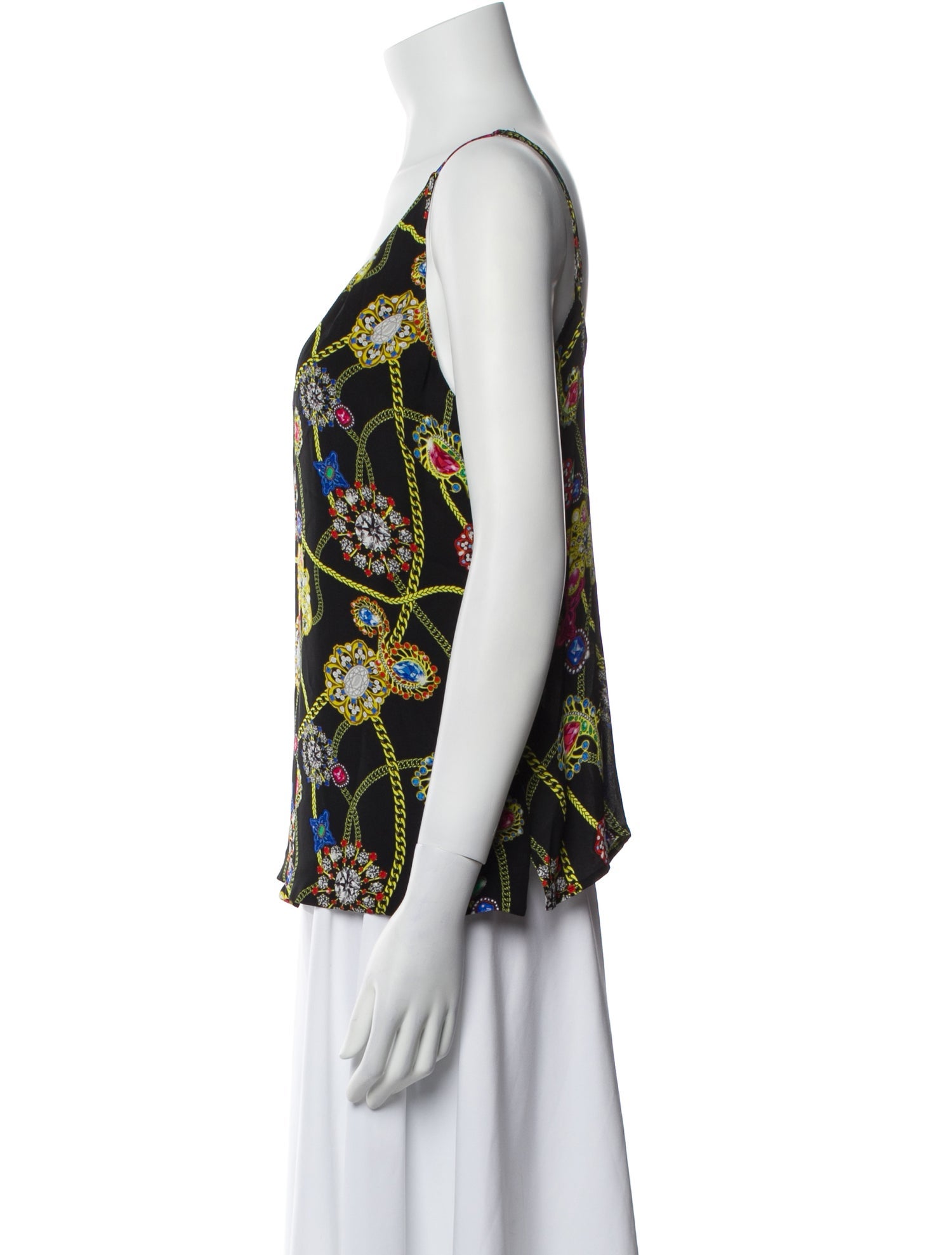 L'Agence Silk Printed Blouse