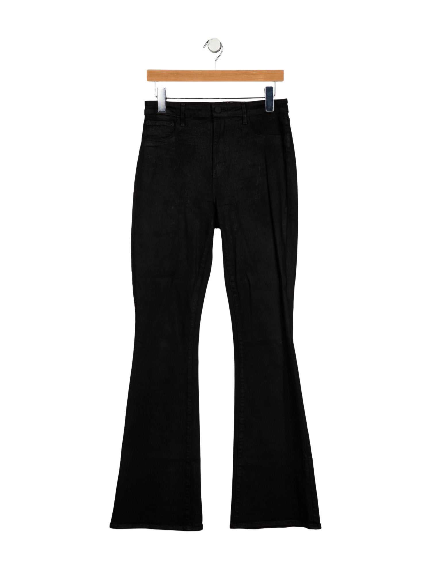 L'Agence Mid-Rise Wide Leg Jeans