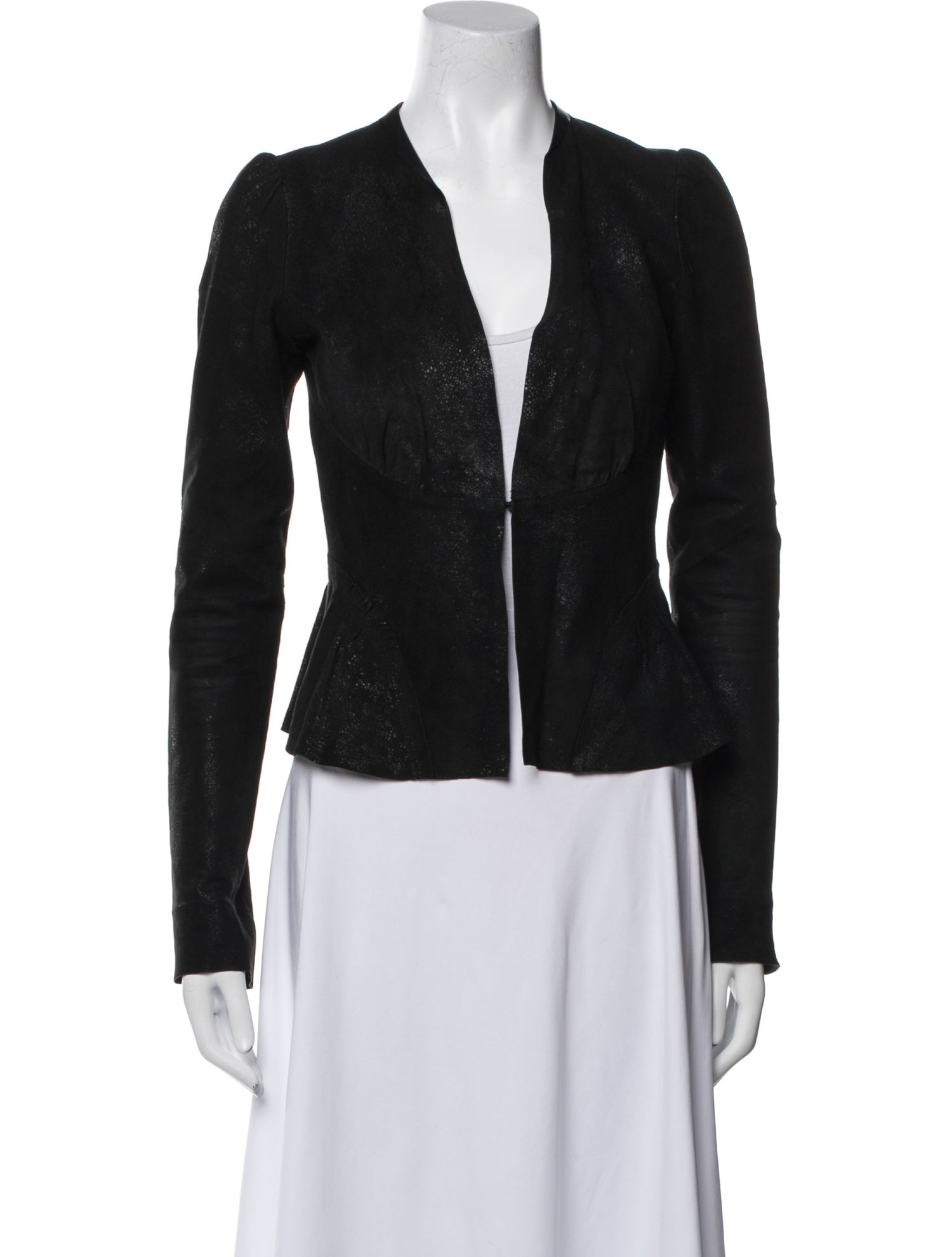L'Agence Lambskin Evening Jacket