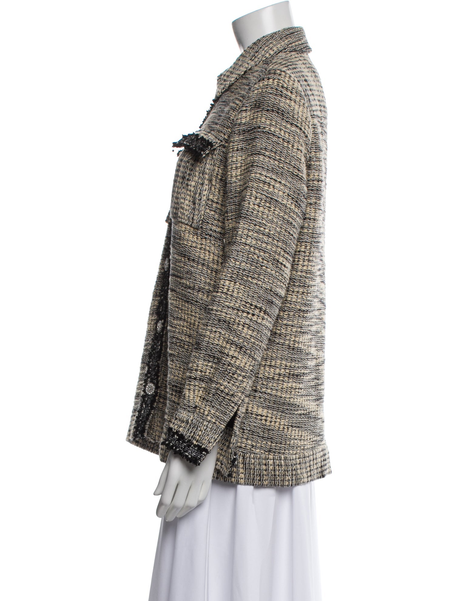 L'Agence Tweed Pattern Jacket