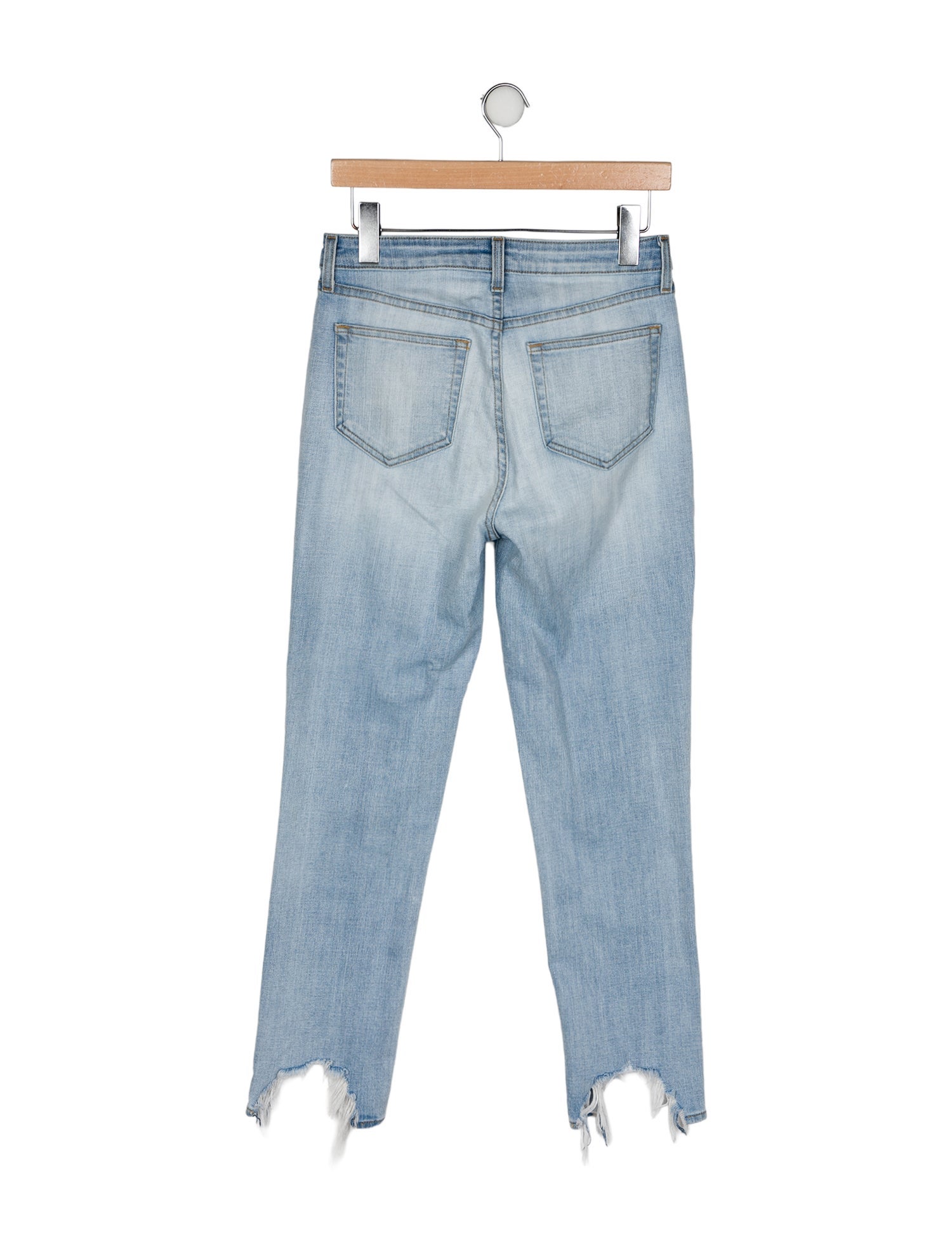 L'Agence Mid-Rise Straight Leg Jeans
