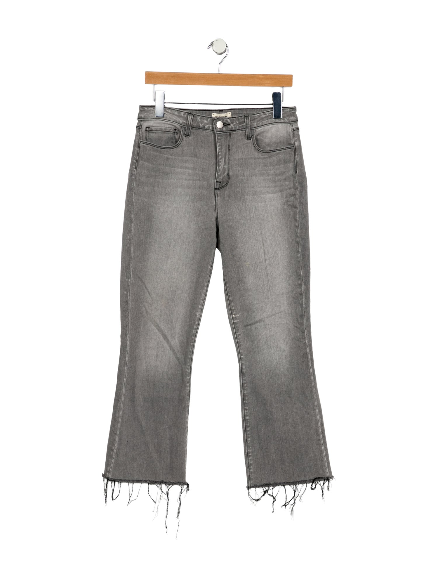 L'Agence Mid-Rise Straight Leg Jeans