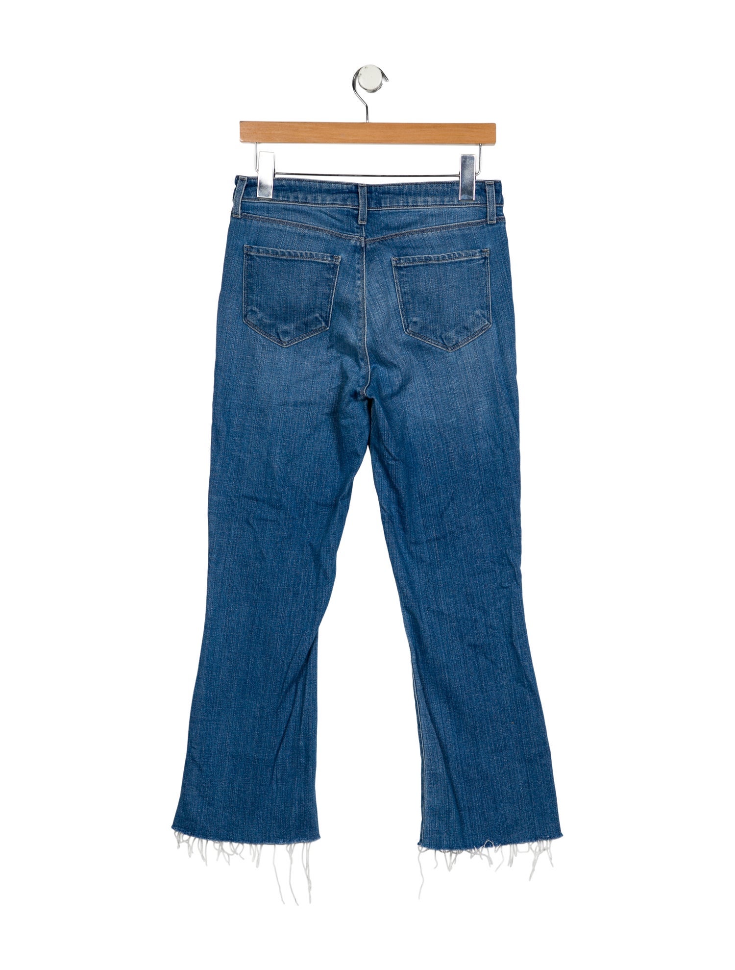 L'Agence Mid-Rise Straight Leg Jeans