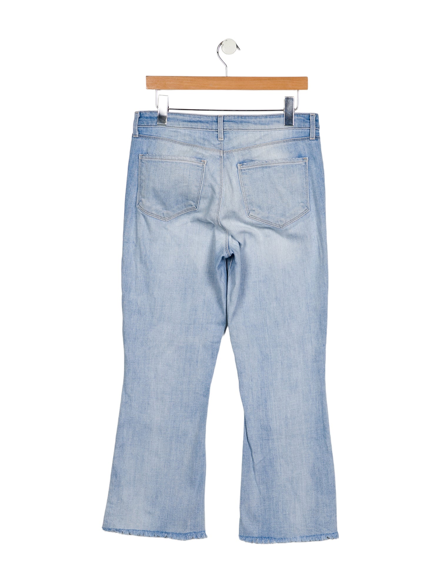 L'Agence Mid-Rise Wide Leg Jeans