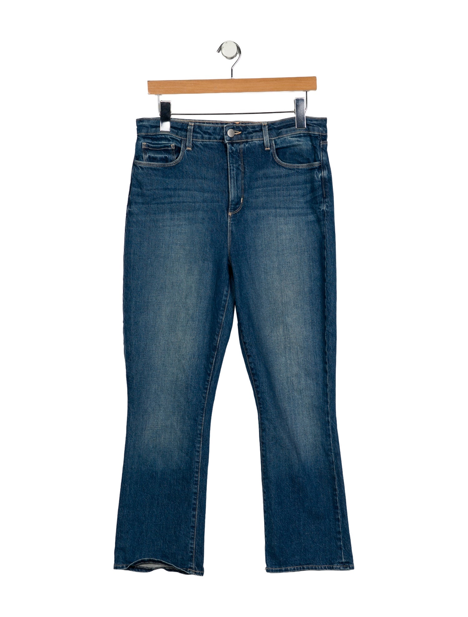 L'Agence High-Rise Straight Leg Jeans