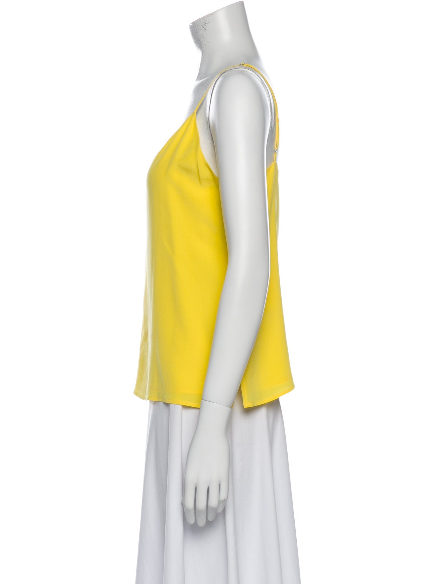 L'Agence Silk V-Neck Top