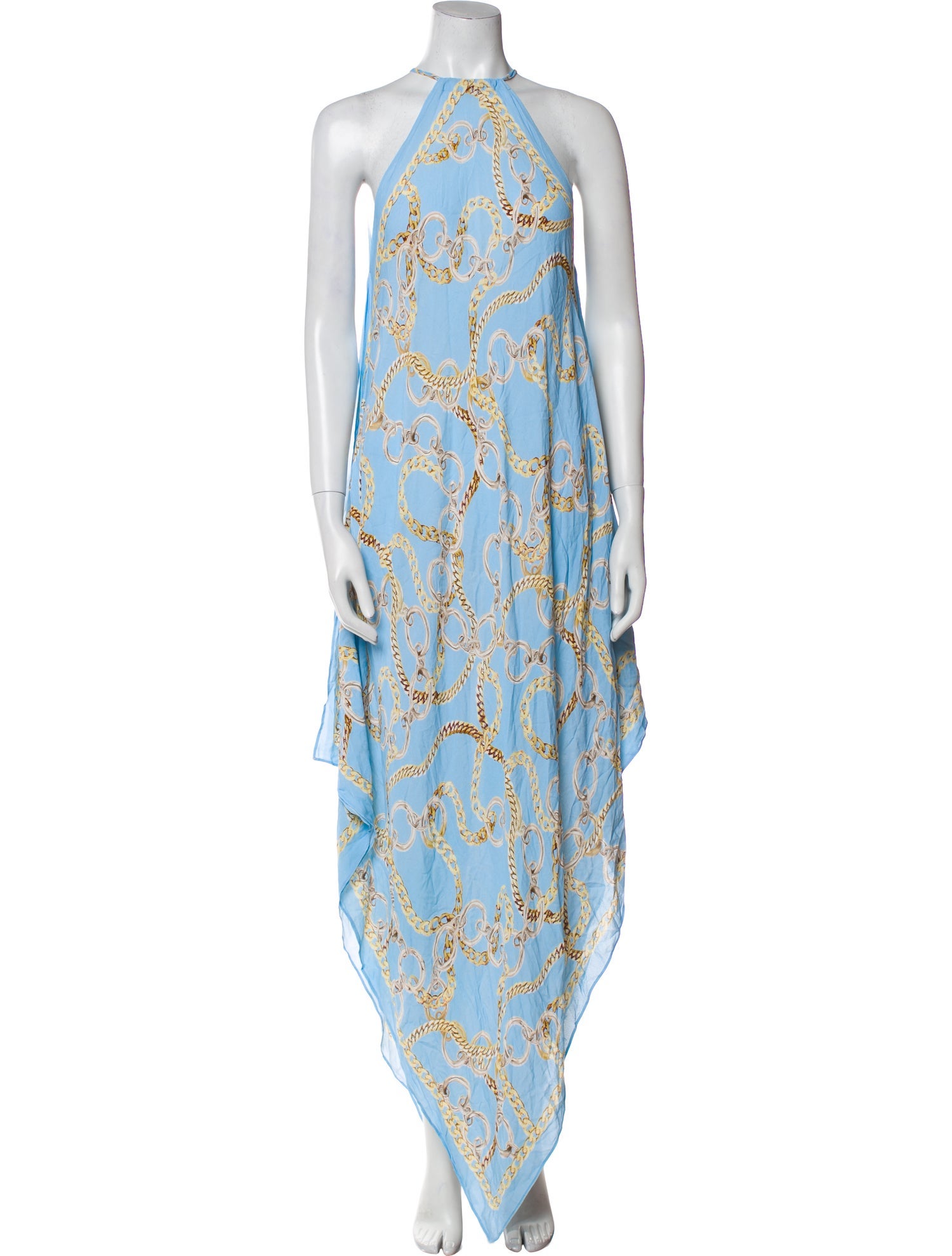 L'Agence Floral Print Halterneck Tunic w/ Tags