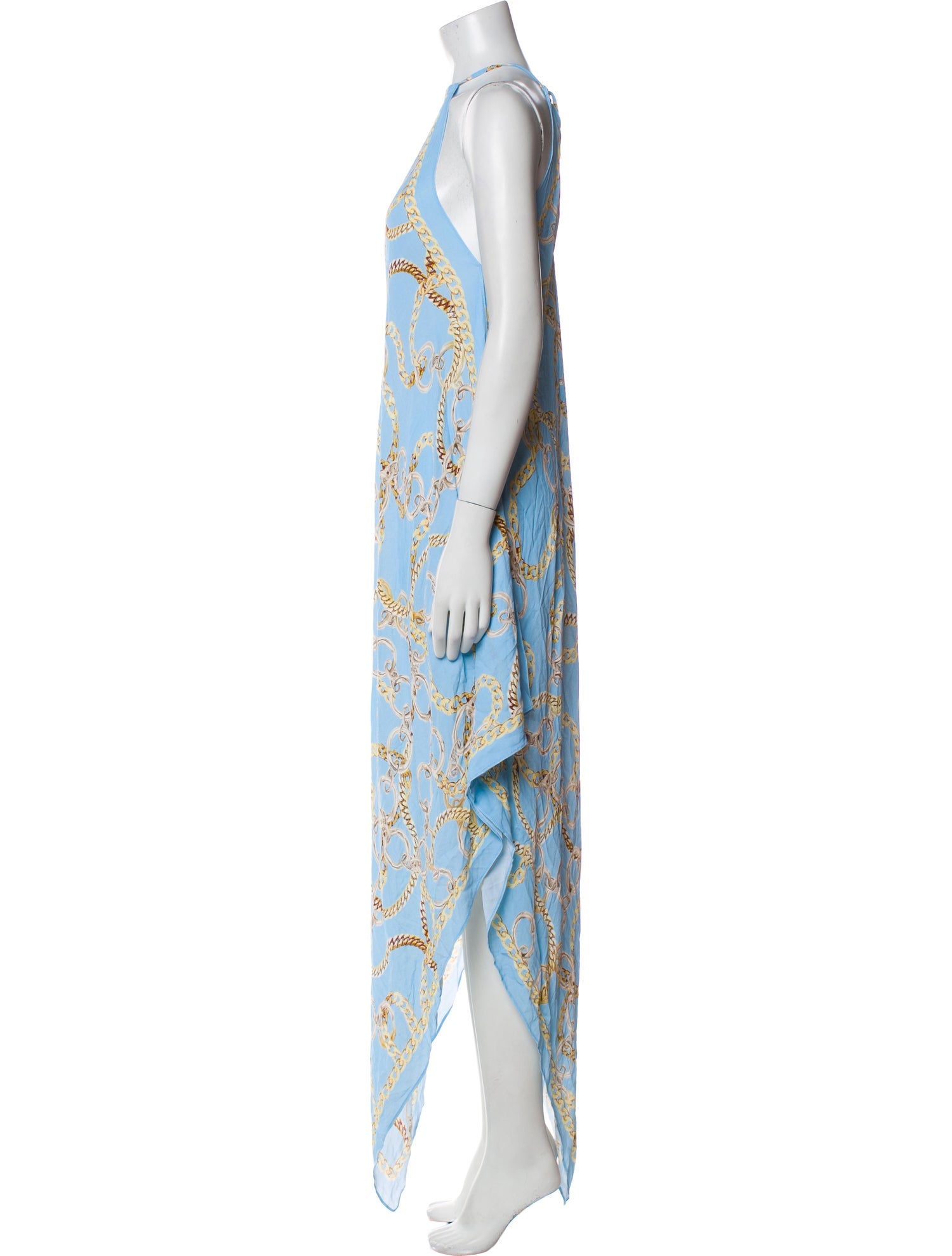 L'Agence Floral Print Halterneck Tunic w/ Tags