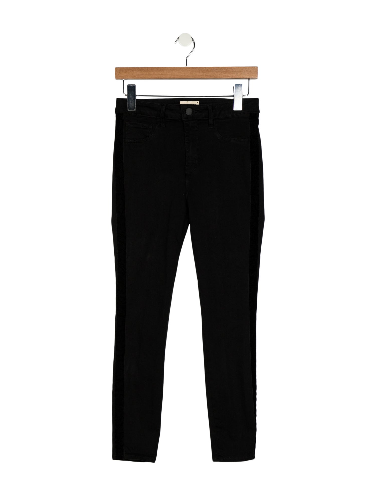 L'Agence Mid-Rise Straight Leg Jeans