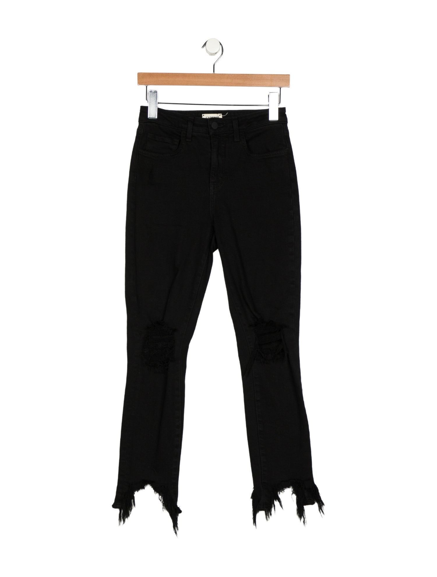 L'Agence Mid-Rise Straight Leg Jeans