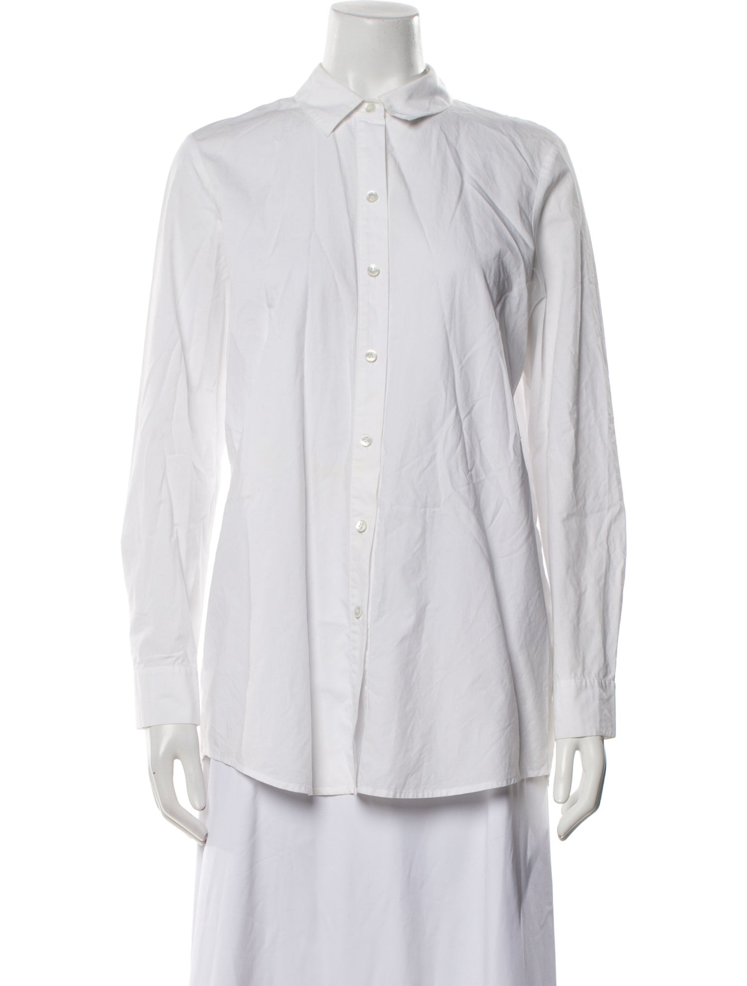 L'Agence Long Sleeve Button-Up Top