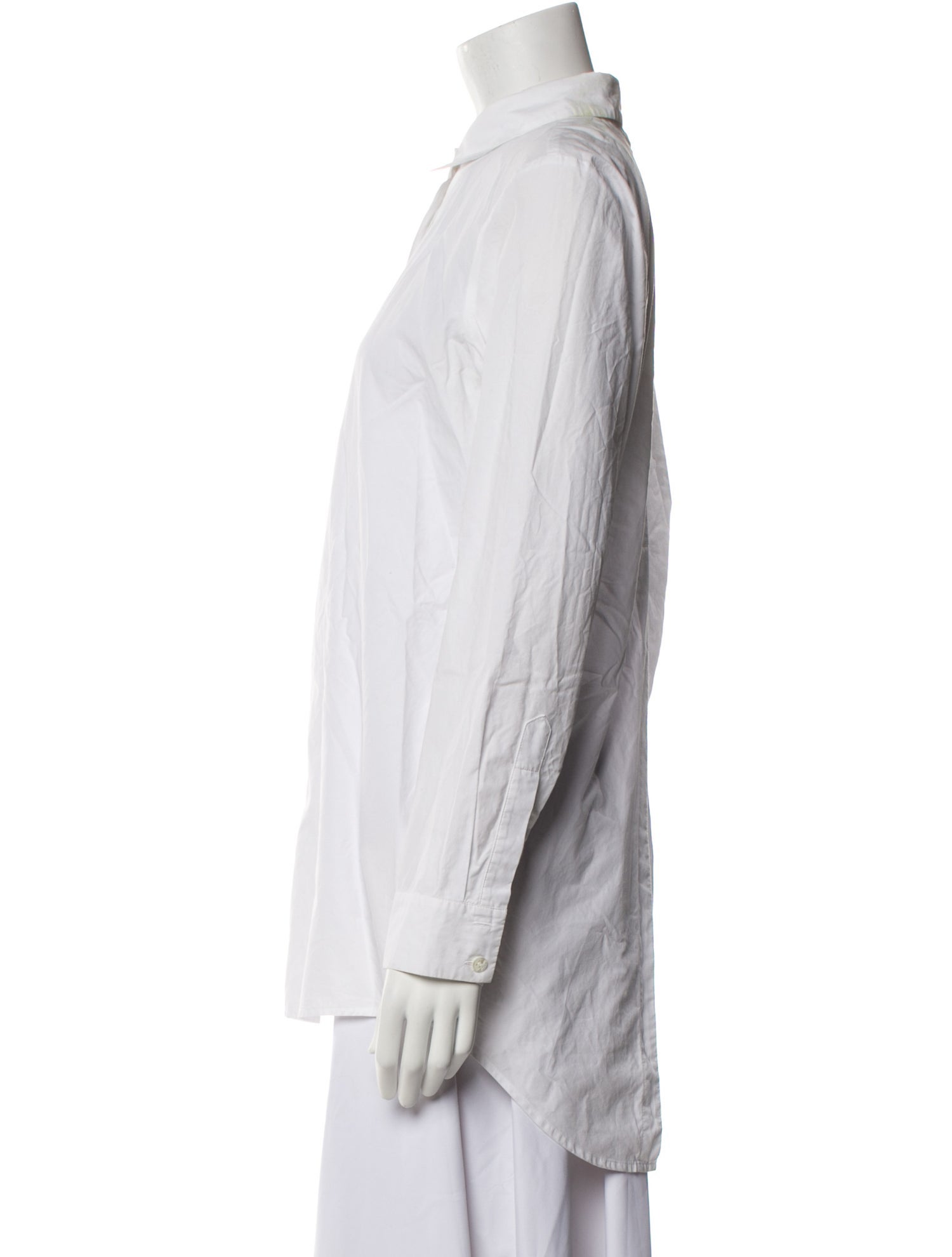 L'Agence Long Sleeve Button-Up Top