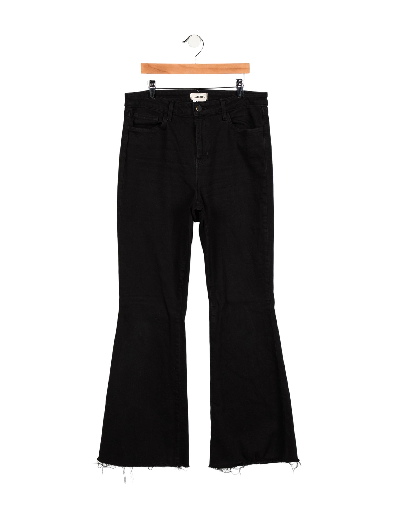 L'Agence Mid-Rise Straight Leg Jeans